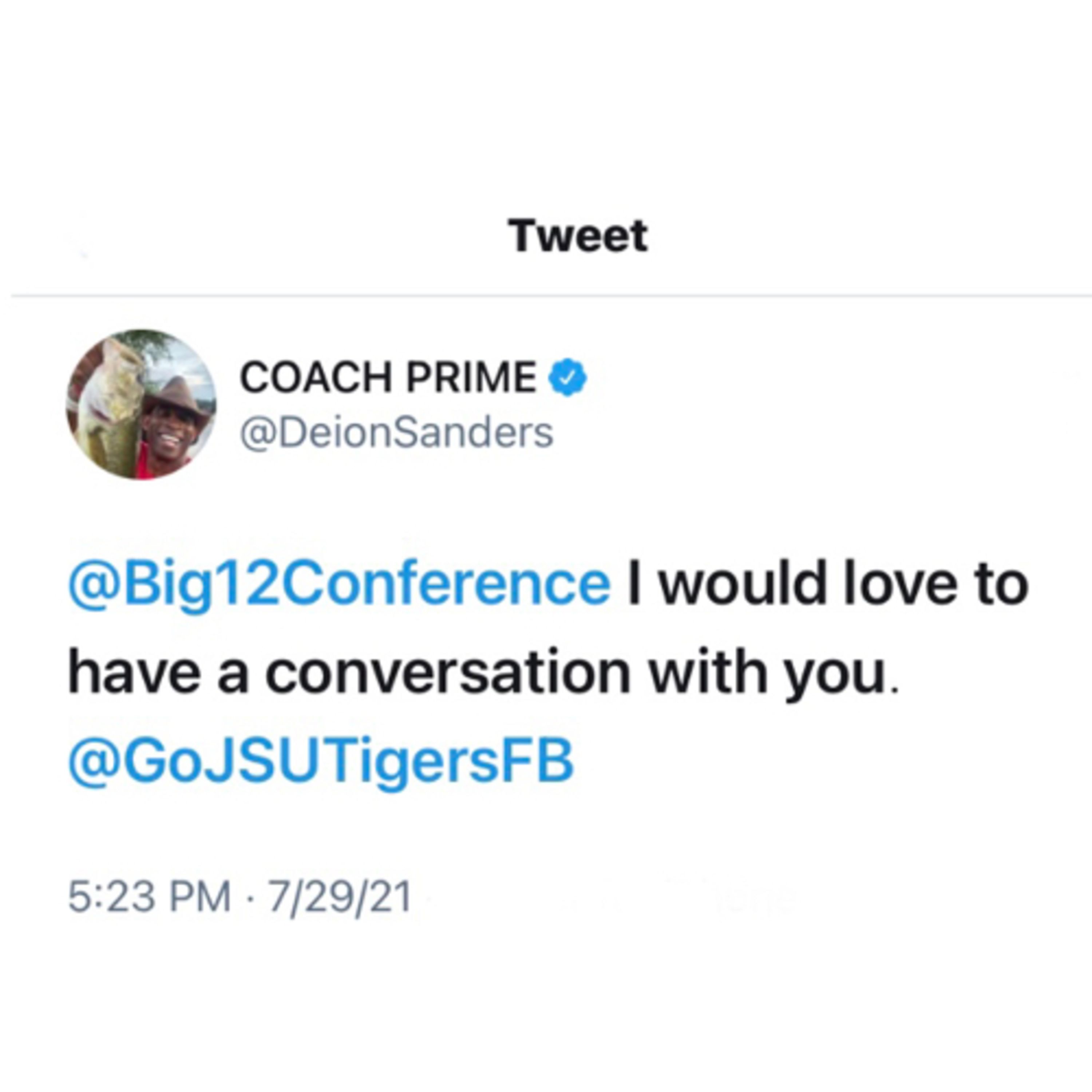 Coach Prime’s “Conversation With The Big 12”… Can JSU Make The Jump? episode artwork