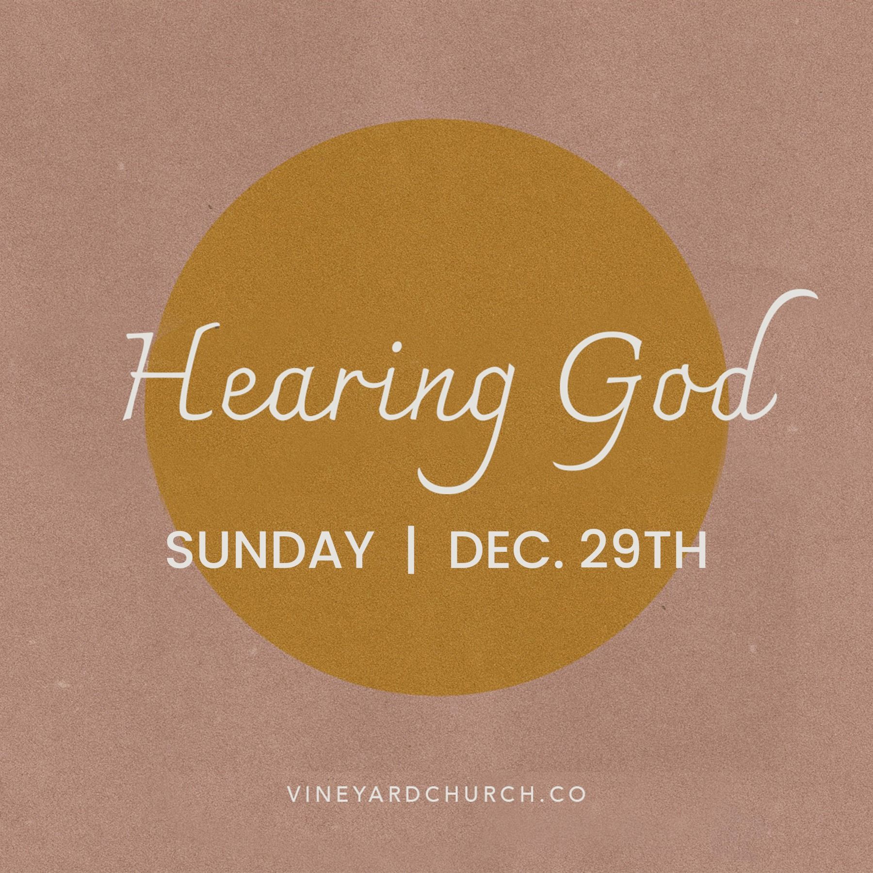 Hearing God 2024 episode artwork