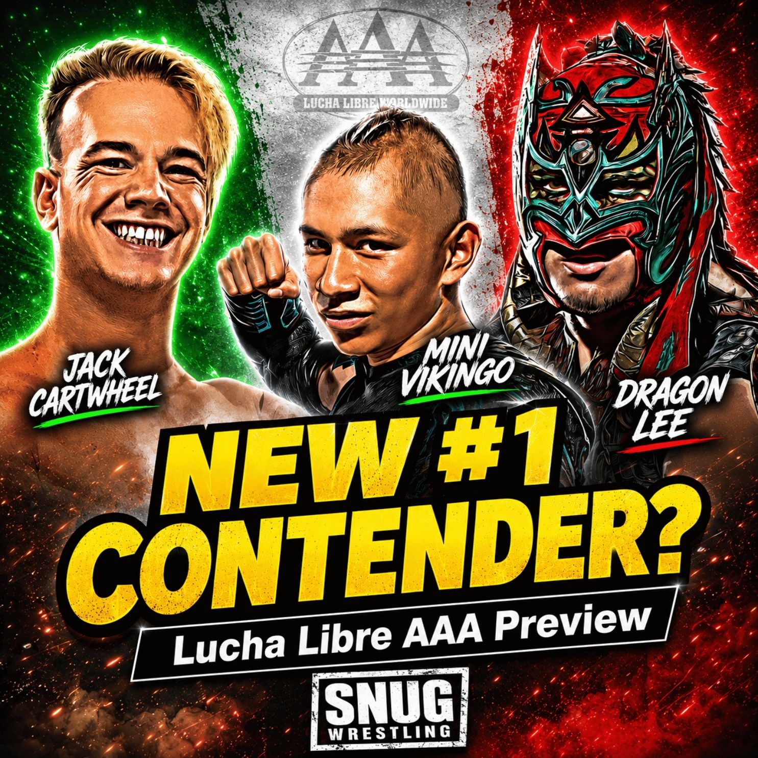 AAA Preview: Jack Cartwheel Returns, Dragon Lee vs Mini Vikingo & El Grande Americano Chaos? episode artwork