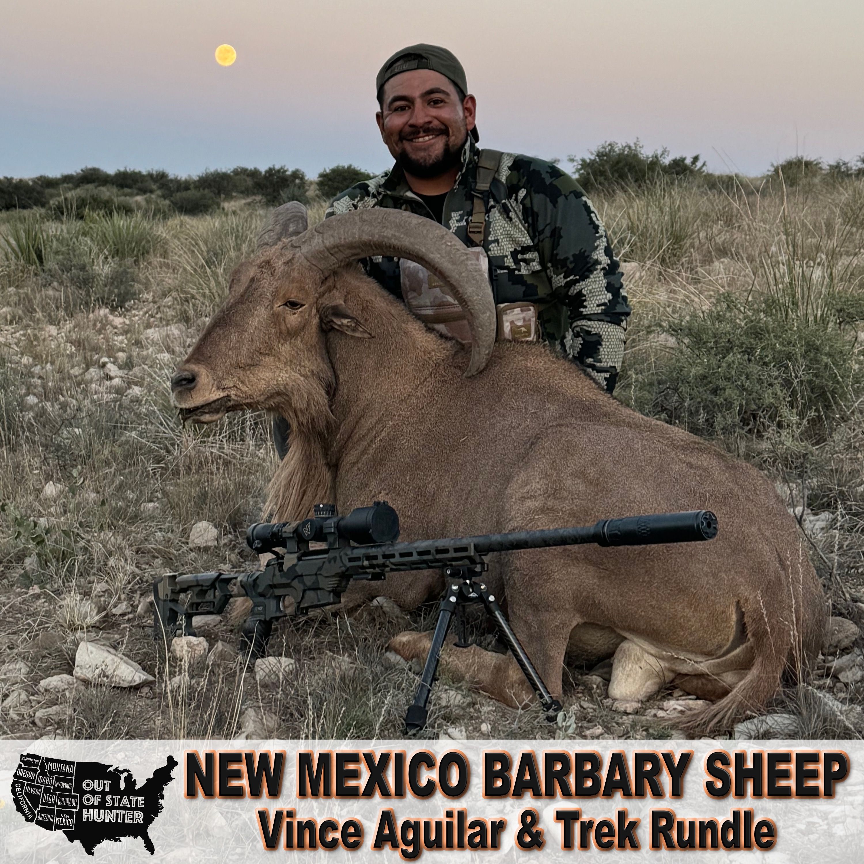 Hunting New Mexico Barbary Sheep – Vince and Trek