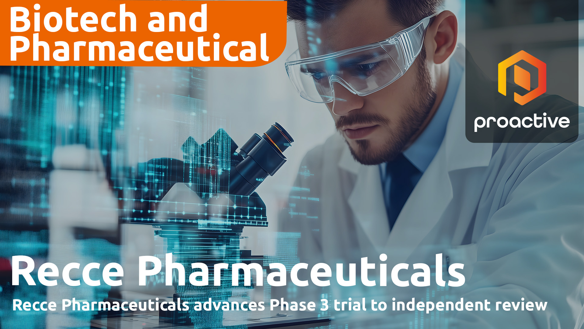 Recce Pharma R327G Phase 3 trial reaches key milestone