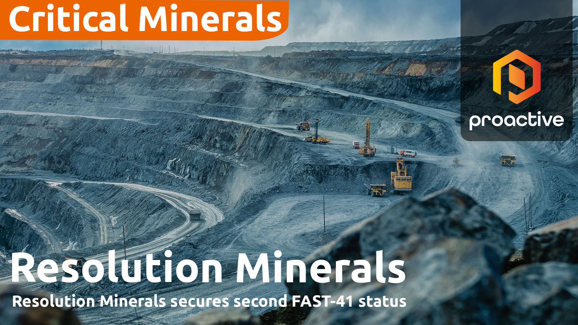 FAST-41 Backs Resolution Minerals’ Golden Gate