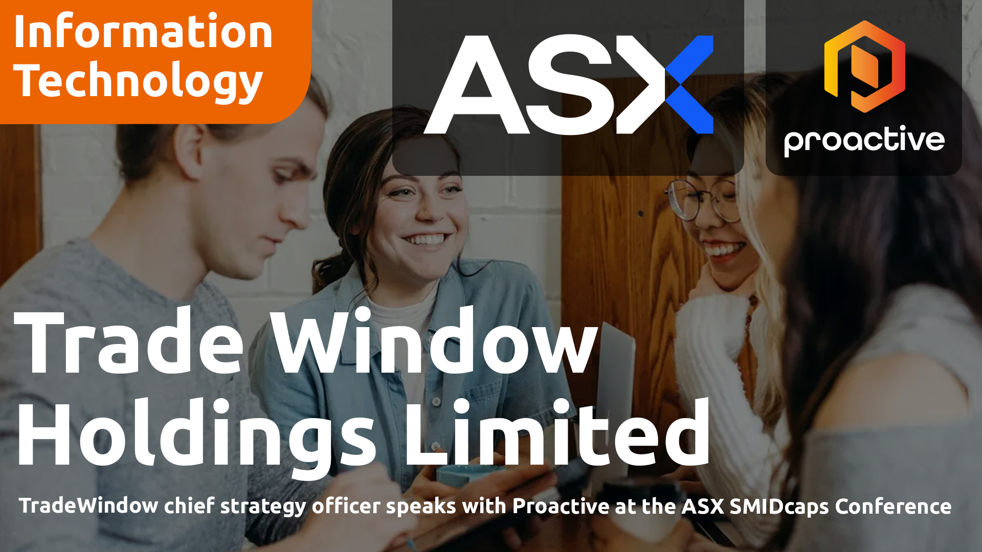 TradeWindow chief strategy officer speaks with Proactive at the ASX SMIDcaps Conference