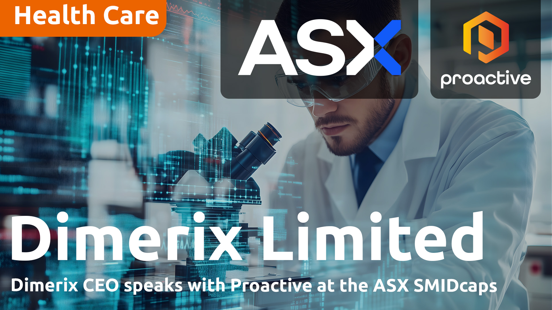 Dimerix CEO speaks with Proactive at the ASX SMIDcaps Conference