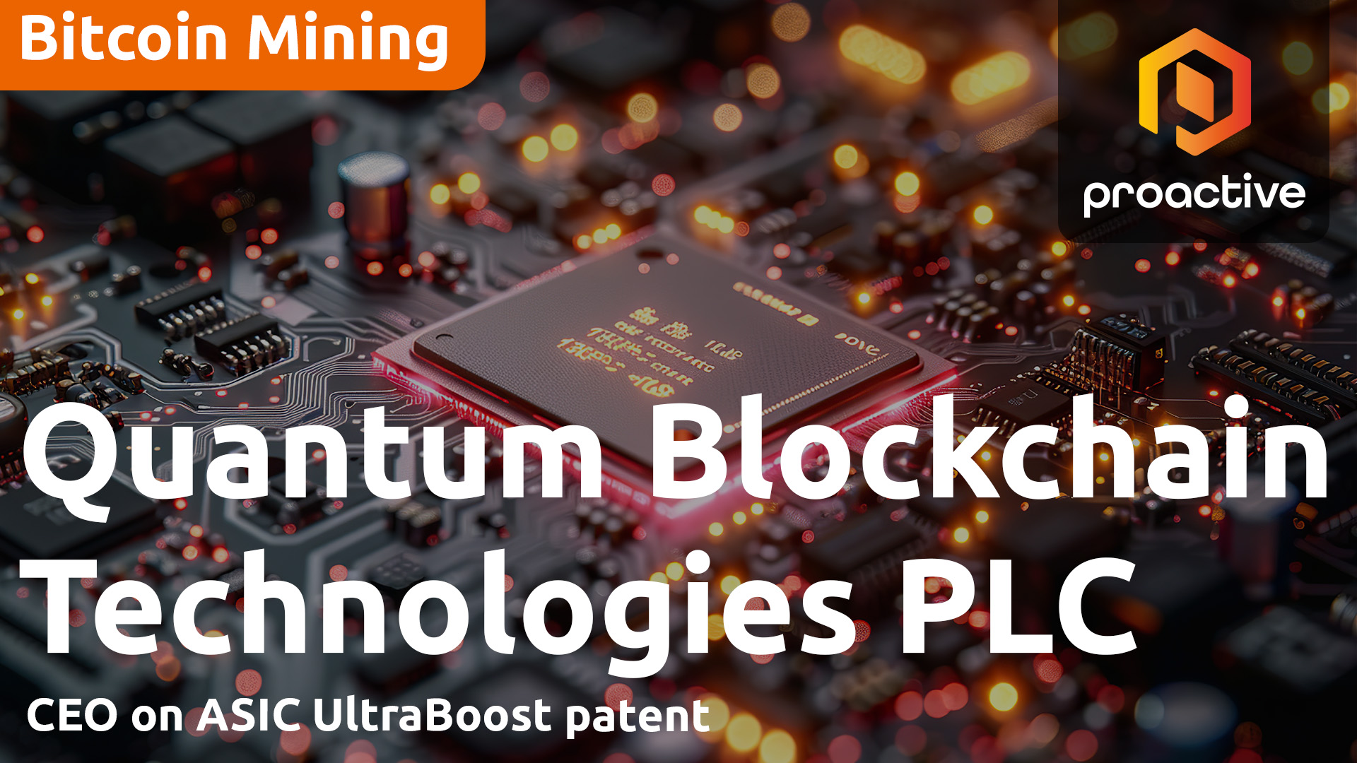Quantum Blockchain's ASIC UltraBoost patent nears grant; licensing talks with chip makers begin