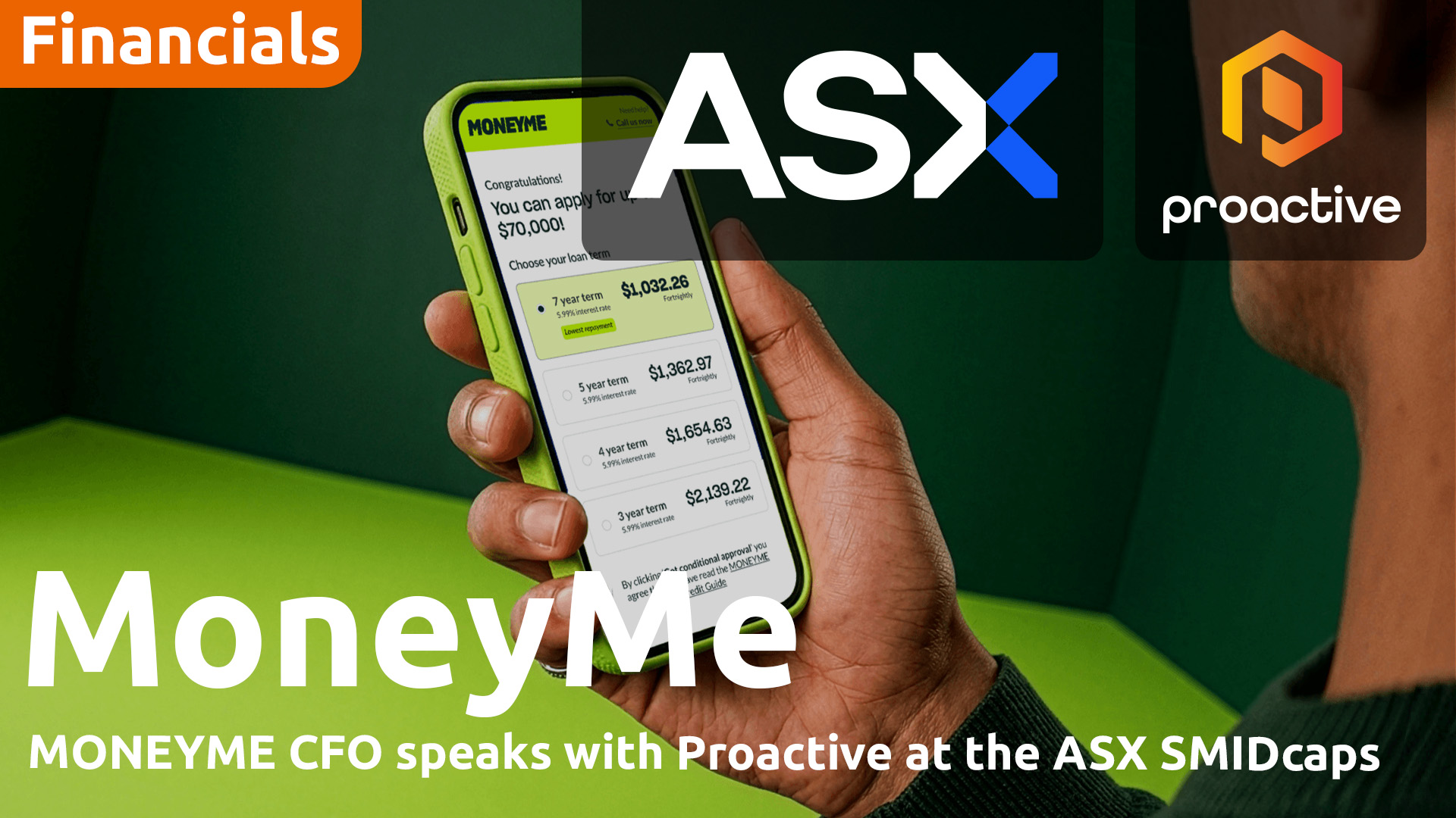 MONEYME CFO speaks with Proactive at the ASX SMIDcaps Conference