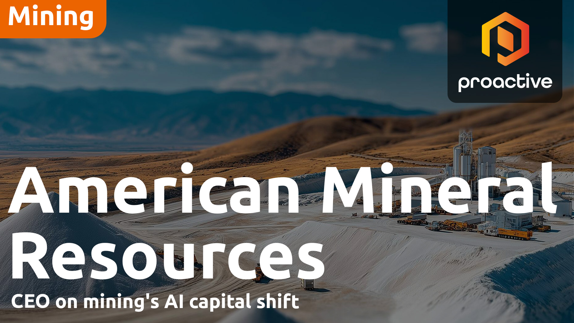 American Mineral Resources CEO Ryan Cunningham on Mining's AI Capital Shift
