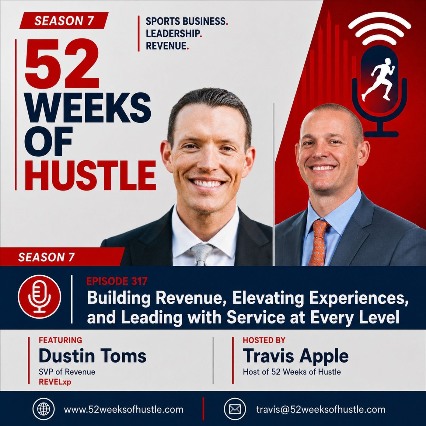 52 Weeks of Hustle with Dustin Toms episode artwork