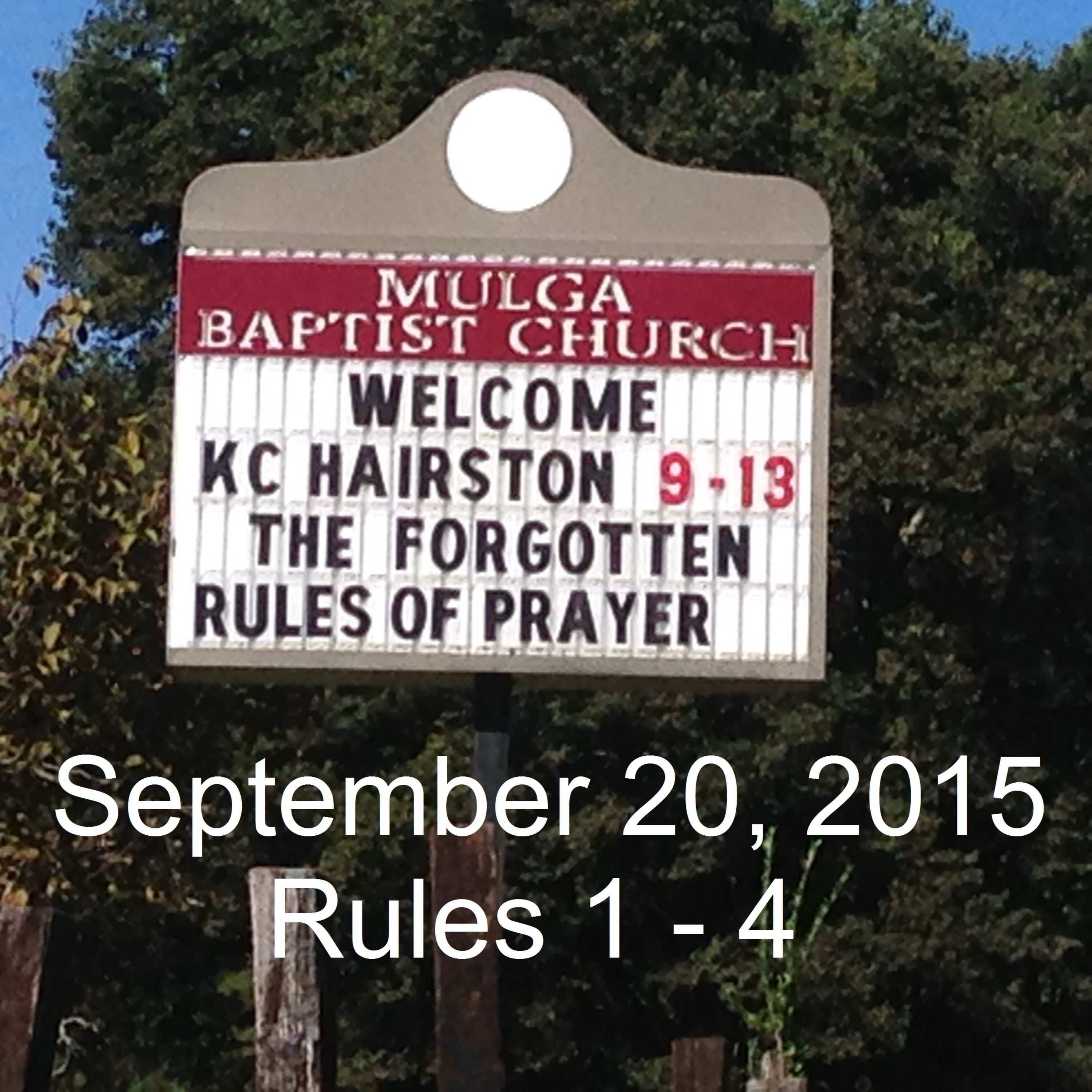 Part 1 (Forgotten Rules 1 through 4)