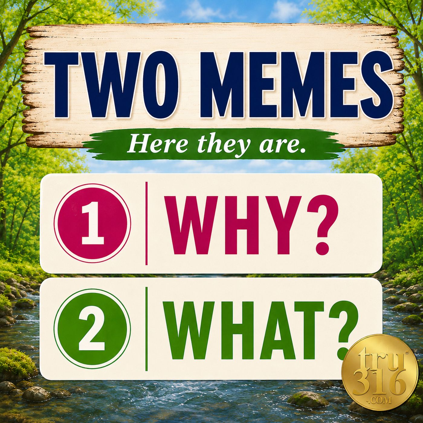 Two Memes on Women and Men in the Bible