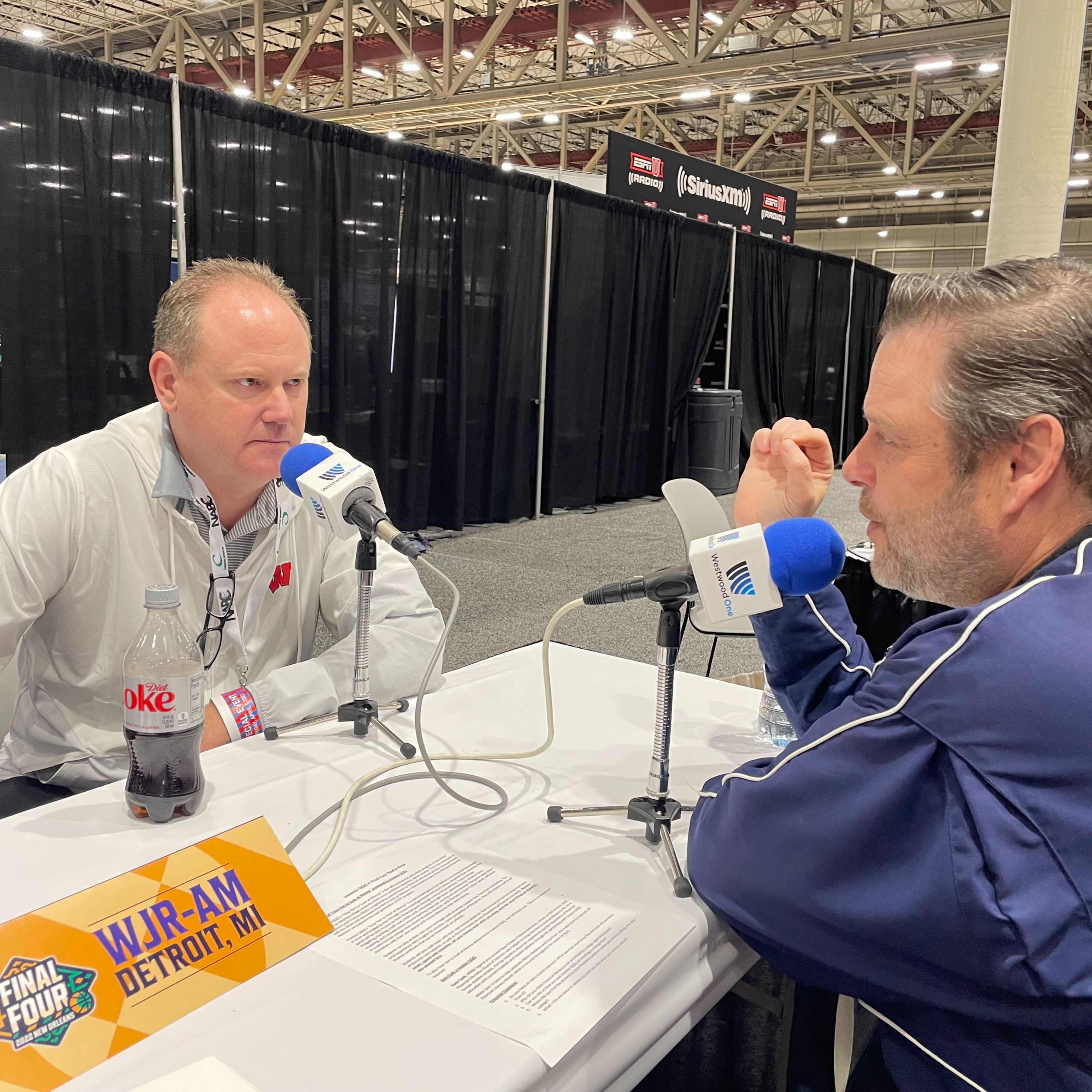 Greg Gard ~ NCAA Final Four Radio Row