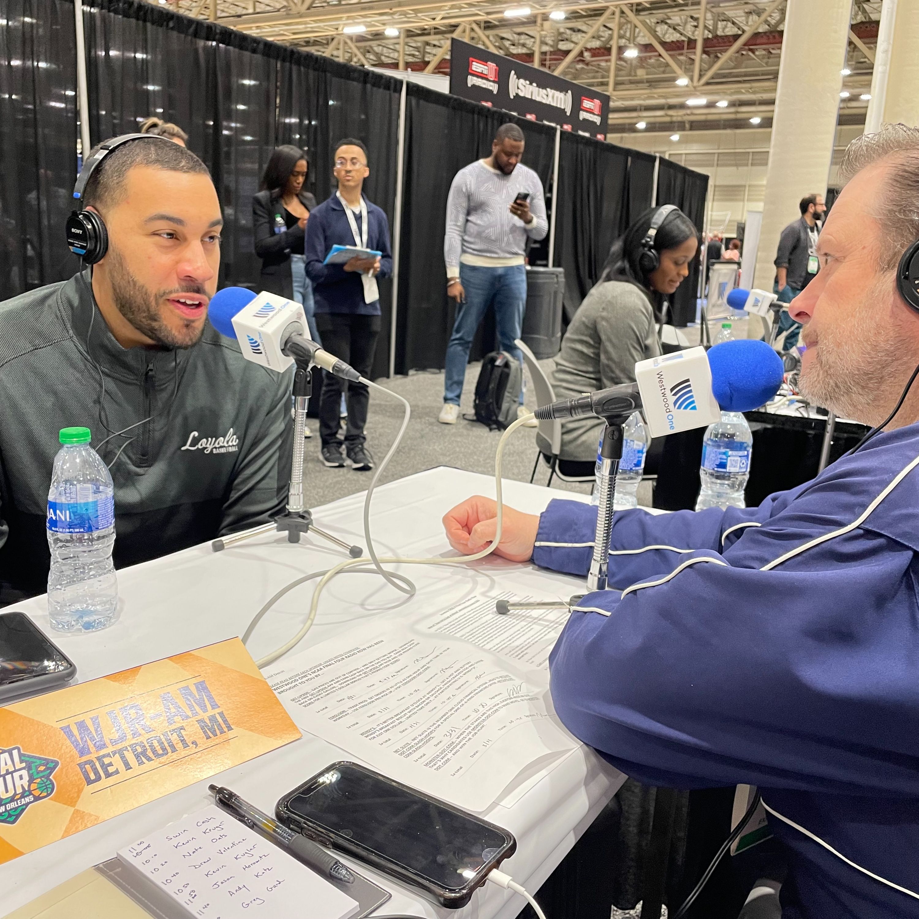 Drew Valentine ~ NCAA Final Four Radio Row