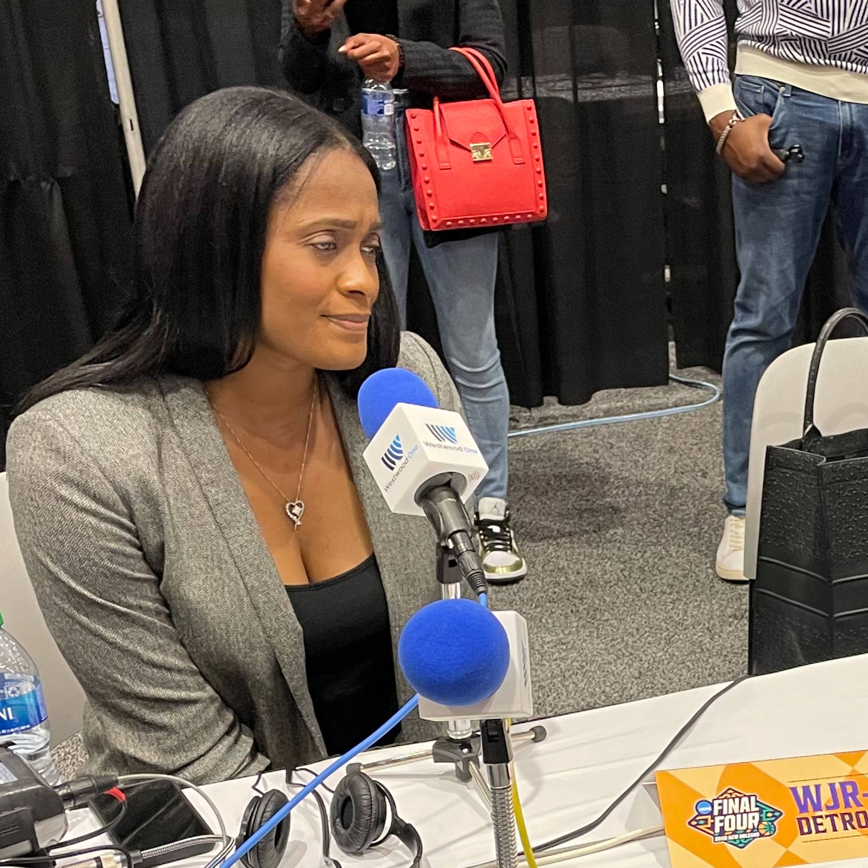 Swin Cash ~ NCAA Final Four Radio Row
