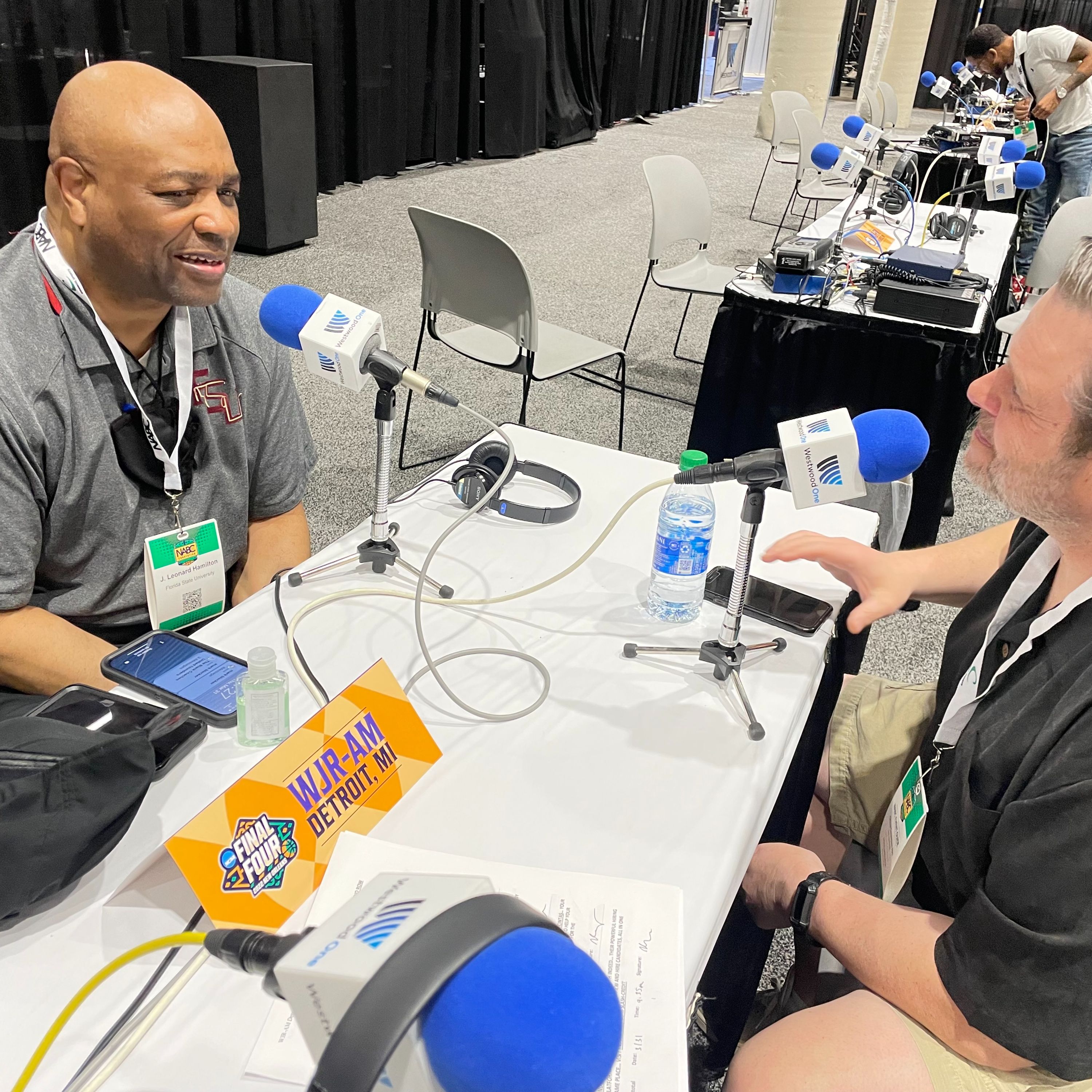 Leonard Hamilton ~ NCAA Final Four Radio Row