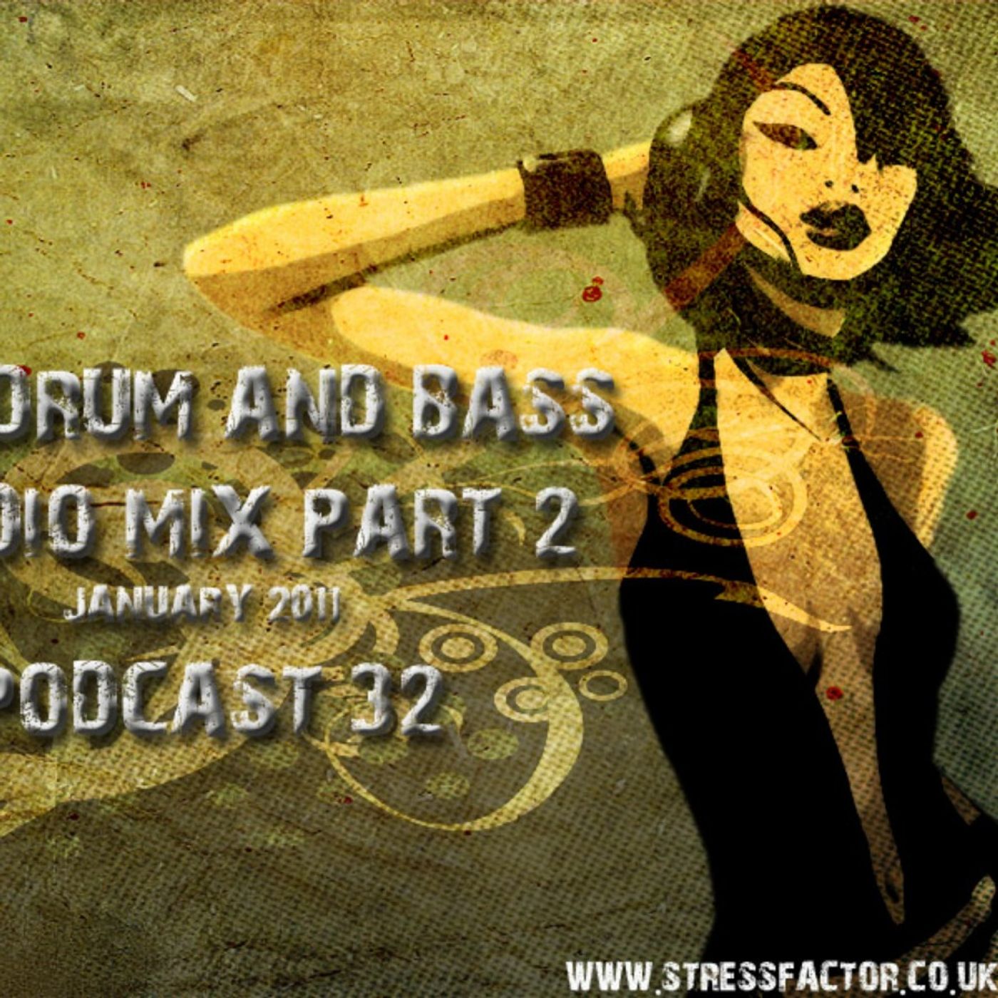 Stress Factor Podcast 032 - Ste-J - January 2011 Studio Mix Part 2 episode artwork