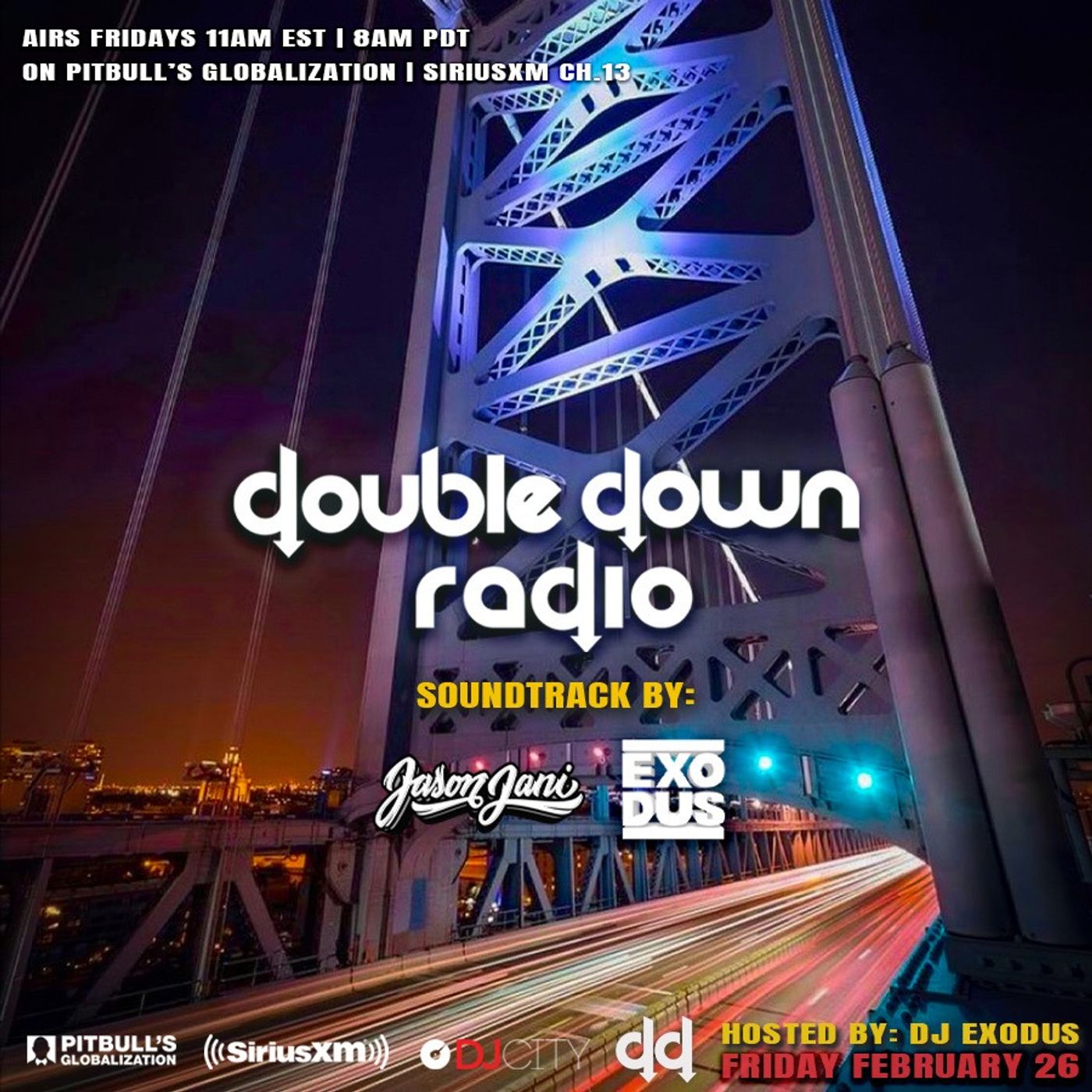 Jason Jani x Dj Exodus on Pitbull's Globalization Ch 13 (02/26/21) - (#doubledownradiio Ep 039) episode artwork