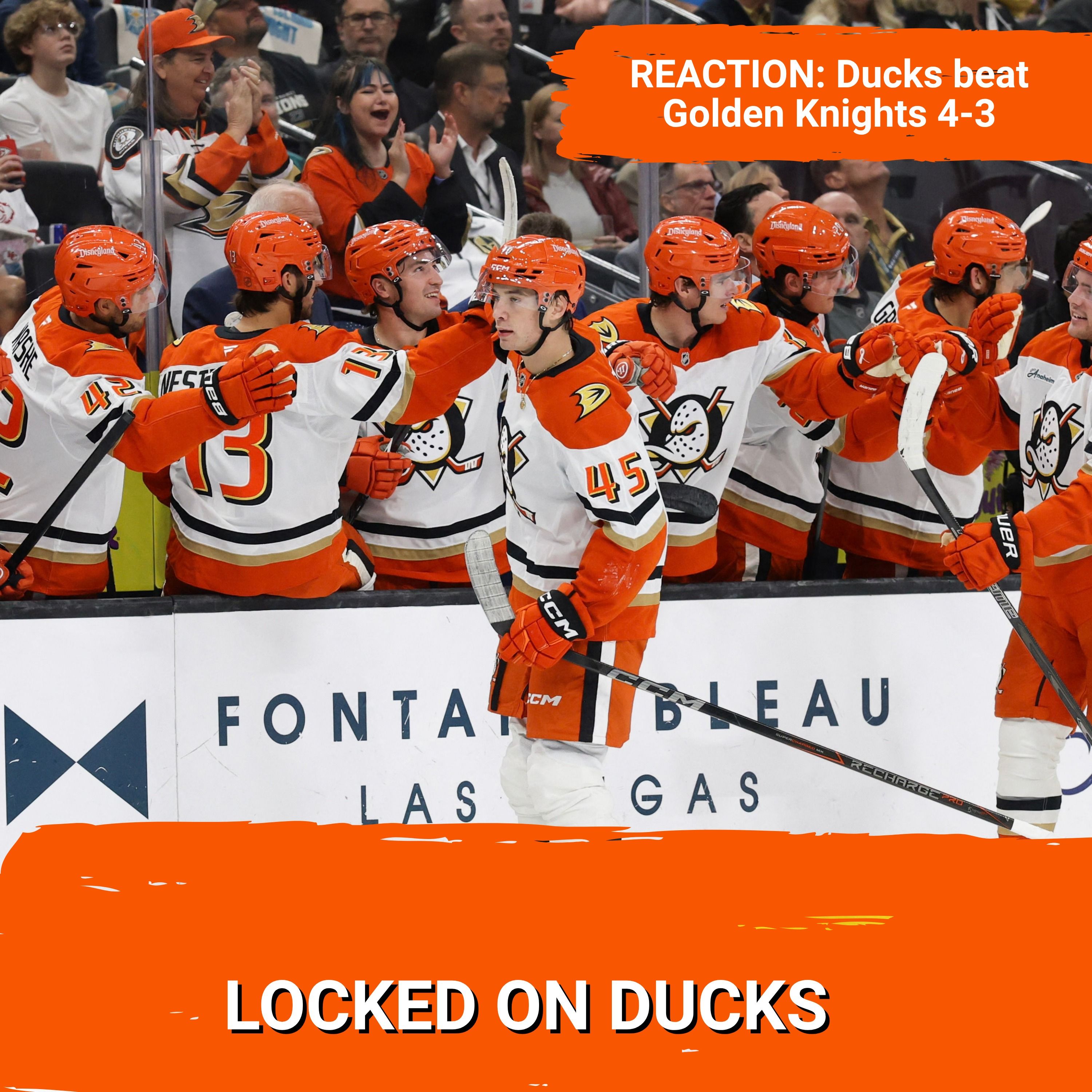 REACTION: Ducks beat Golden Knights 4-3