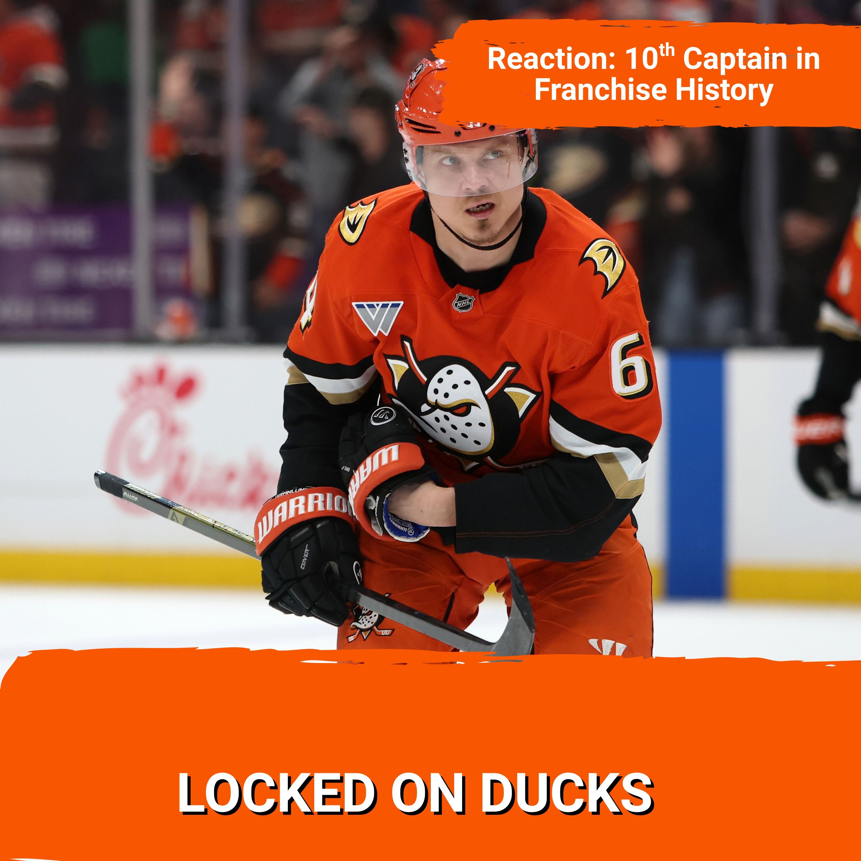 REACTION: Anaheim Ducks name 10th captain in franchise history episode artwork