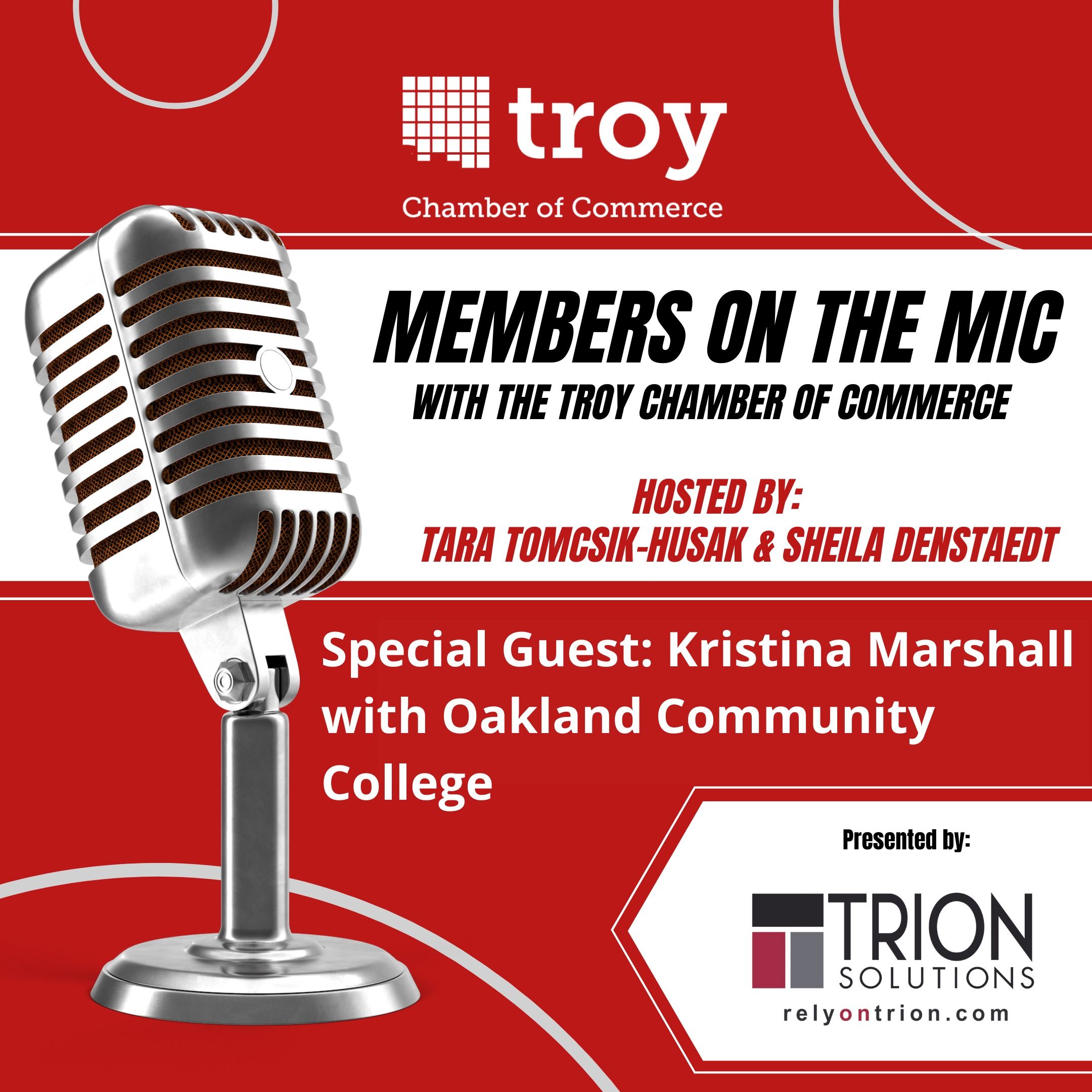 Season 1, Episode 13 - Kristina Marshall with Oakland Community College