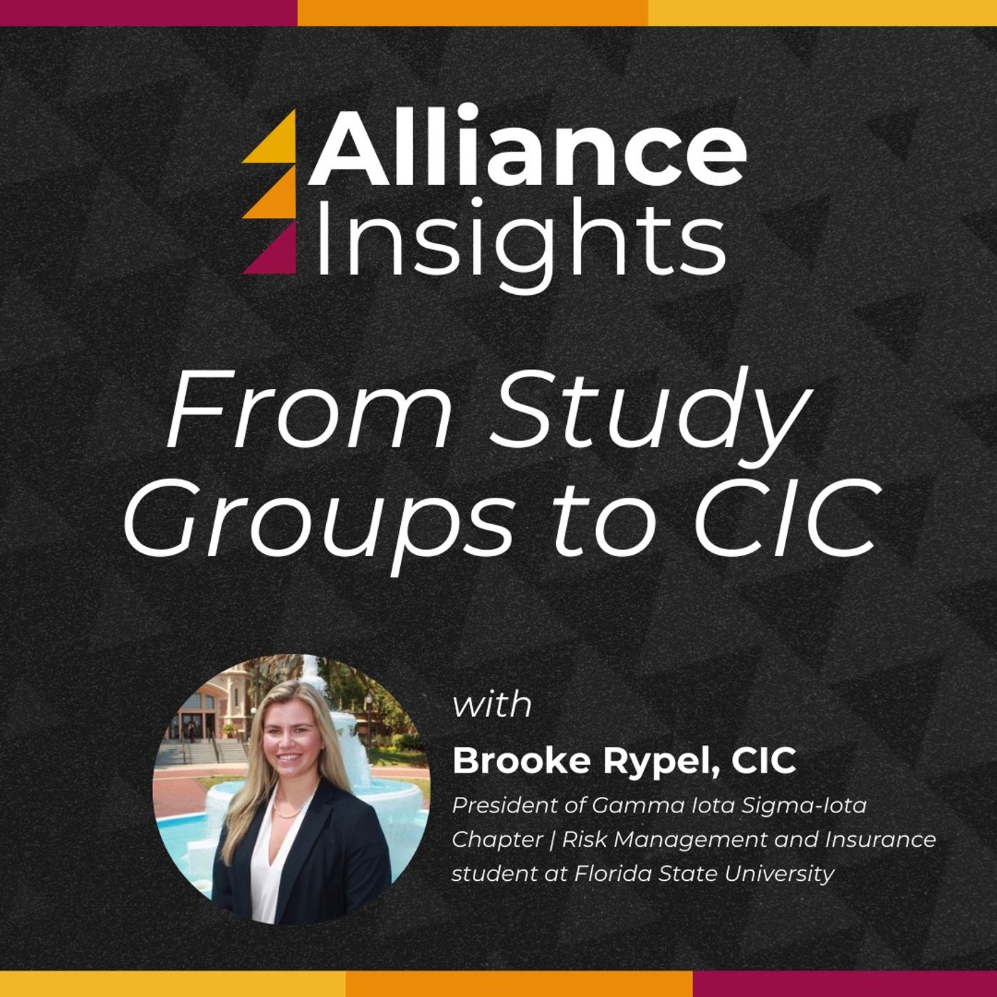From Study Groups to CIC: Brooke Ripple on Earning Her Designation at Florida State