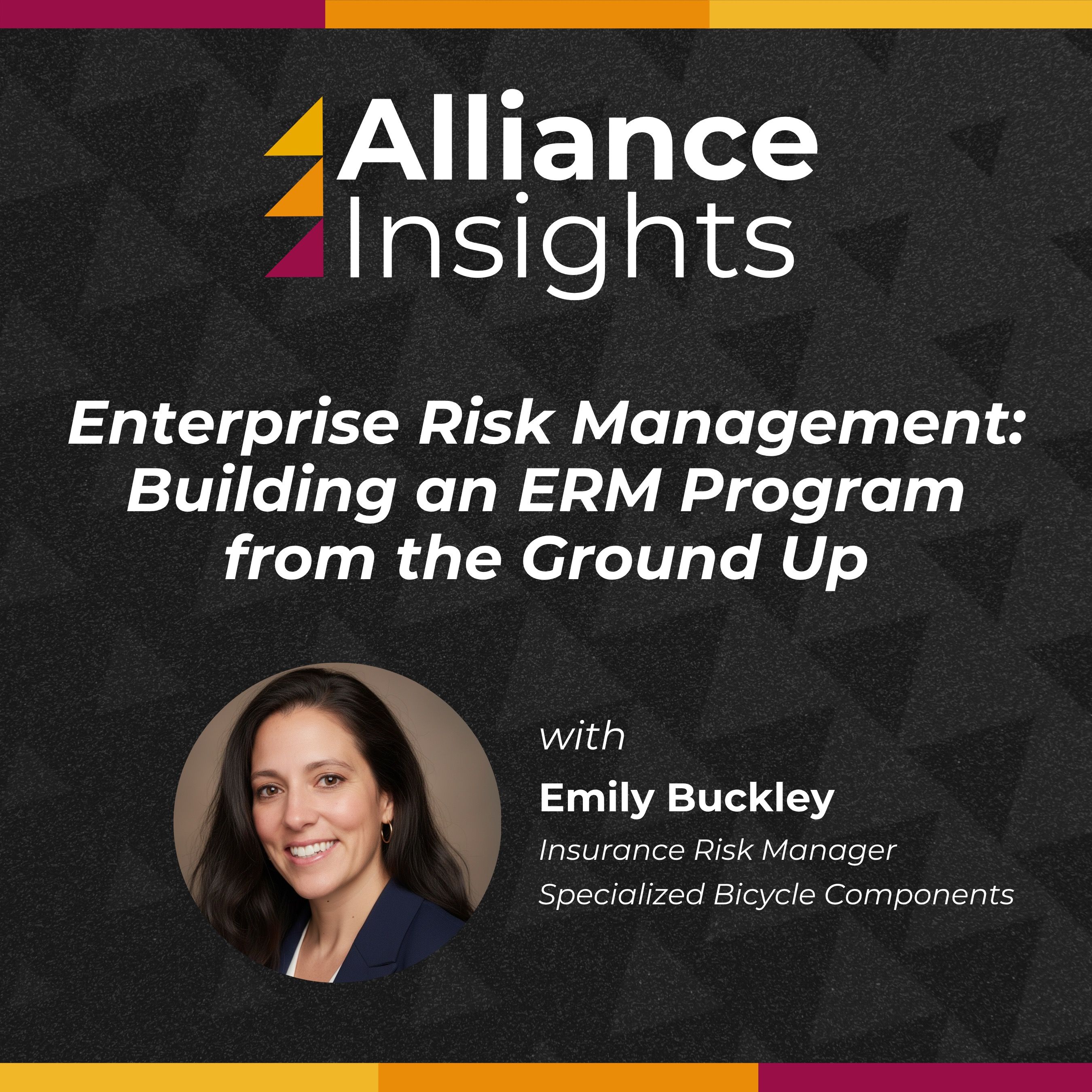 Enterprise Risk Management Building an ERM Program from the Ground Up — Alliance NOW! Risk & Insurance Podcast Series cover