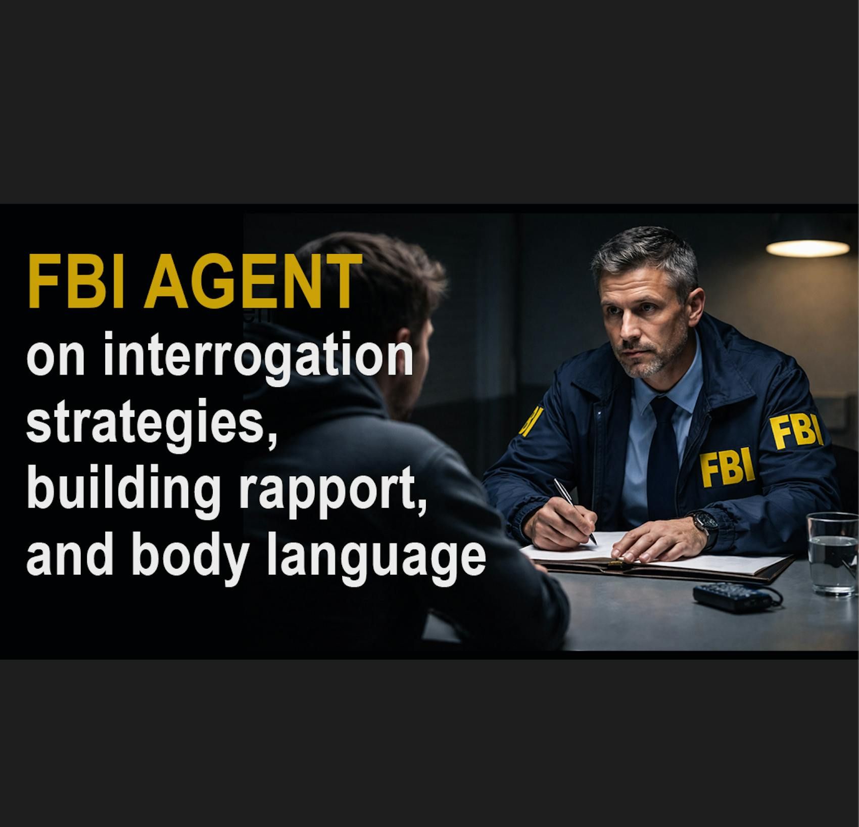 FBI agent discusses interrogation tactics, body language, the lie detector, and more