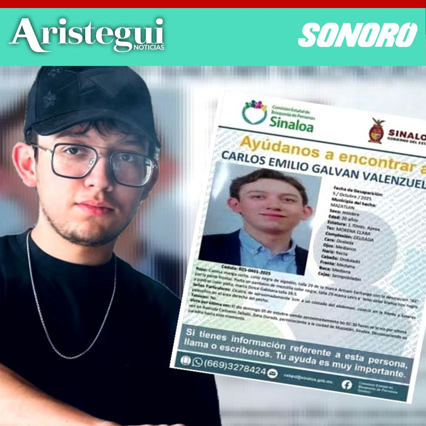 Carlos Emilio desapareció en pleno bullicio, en bar de exsecretario, y no hay avances