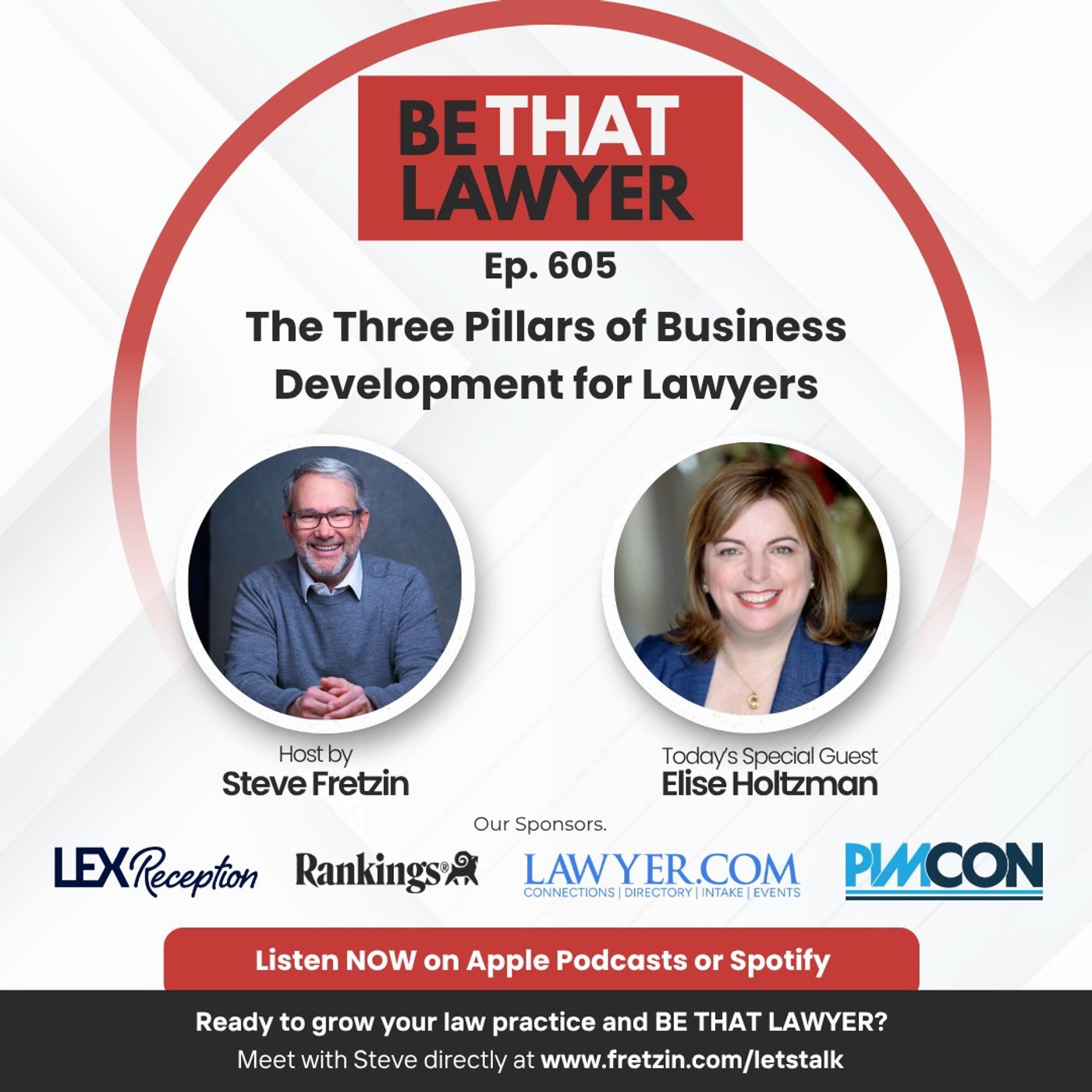 Elise Holtzman: The Three Pillars of Business Development for Lawyers