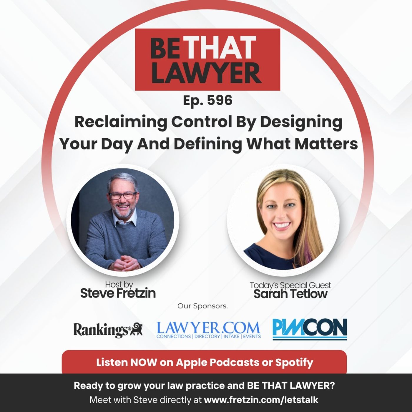 Sarah Tetlow: Reclaiming Control By Designing Your Day And Defining What Matters