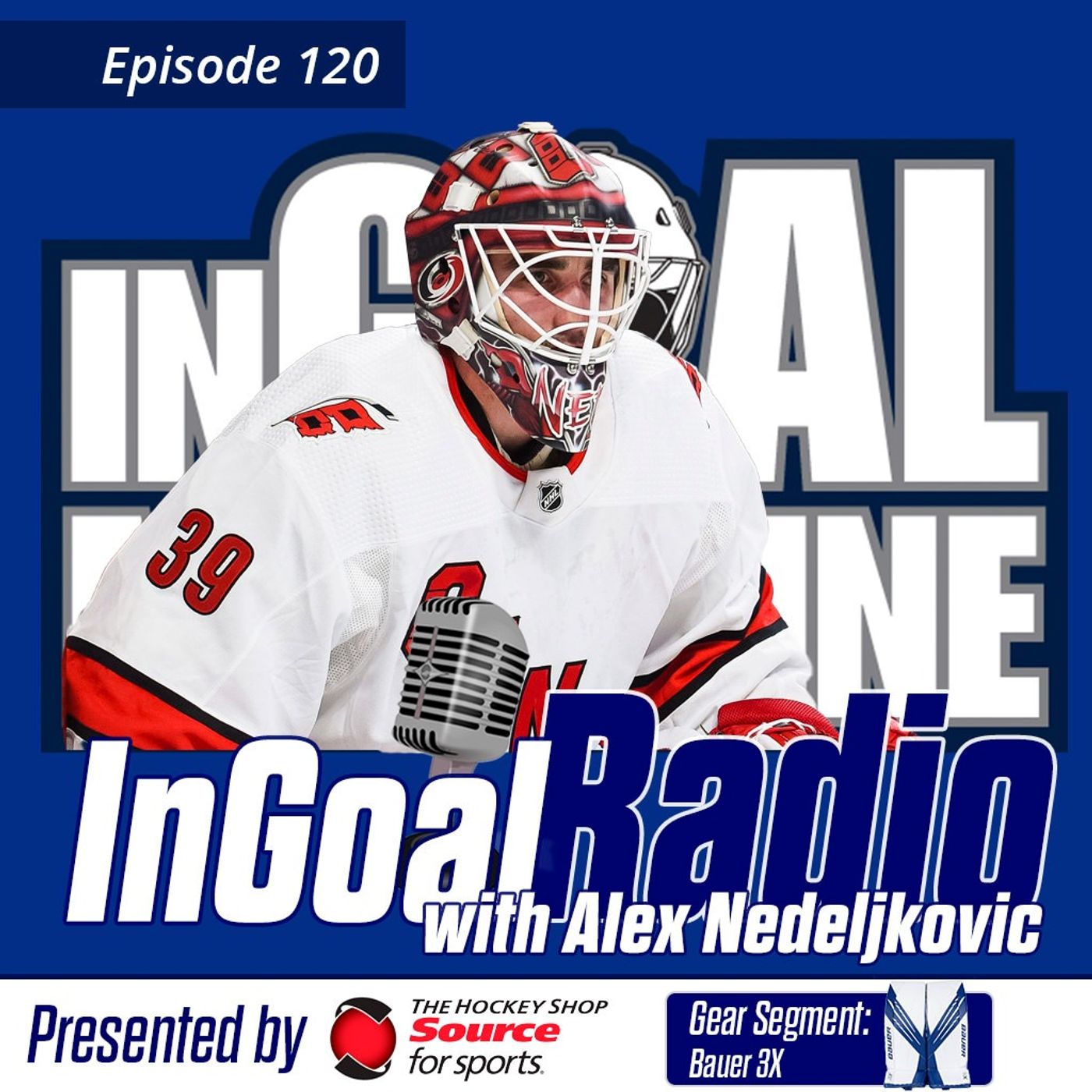 Episode 120 with Alex Nedeljkovic featuring the new Bauer 3X pads and gloves