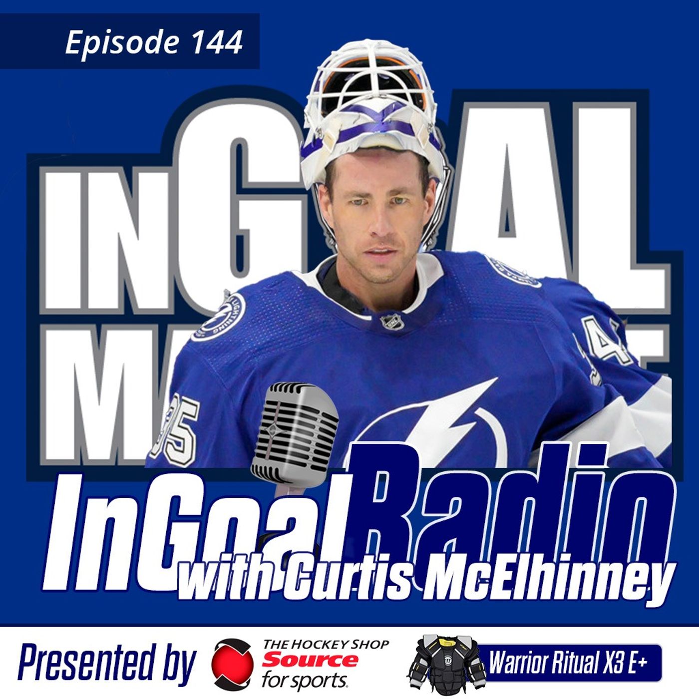 Episode 144 with Curtis McElhinney featuring the Warrior Ritual X3 E+ and E Senior Cheat and Arm Units