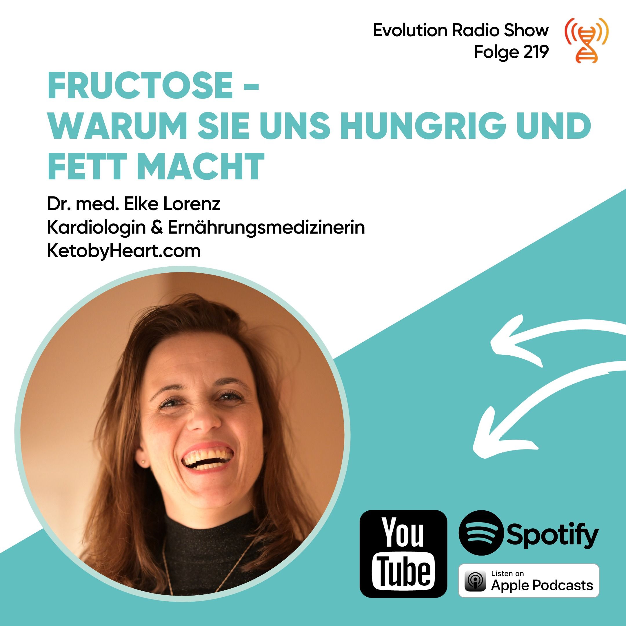 Fructose - Warum sie uns hungrig macht und die Fettlagerung fördert I Dr.med. Elke Lorenz episode artwork
