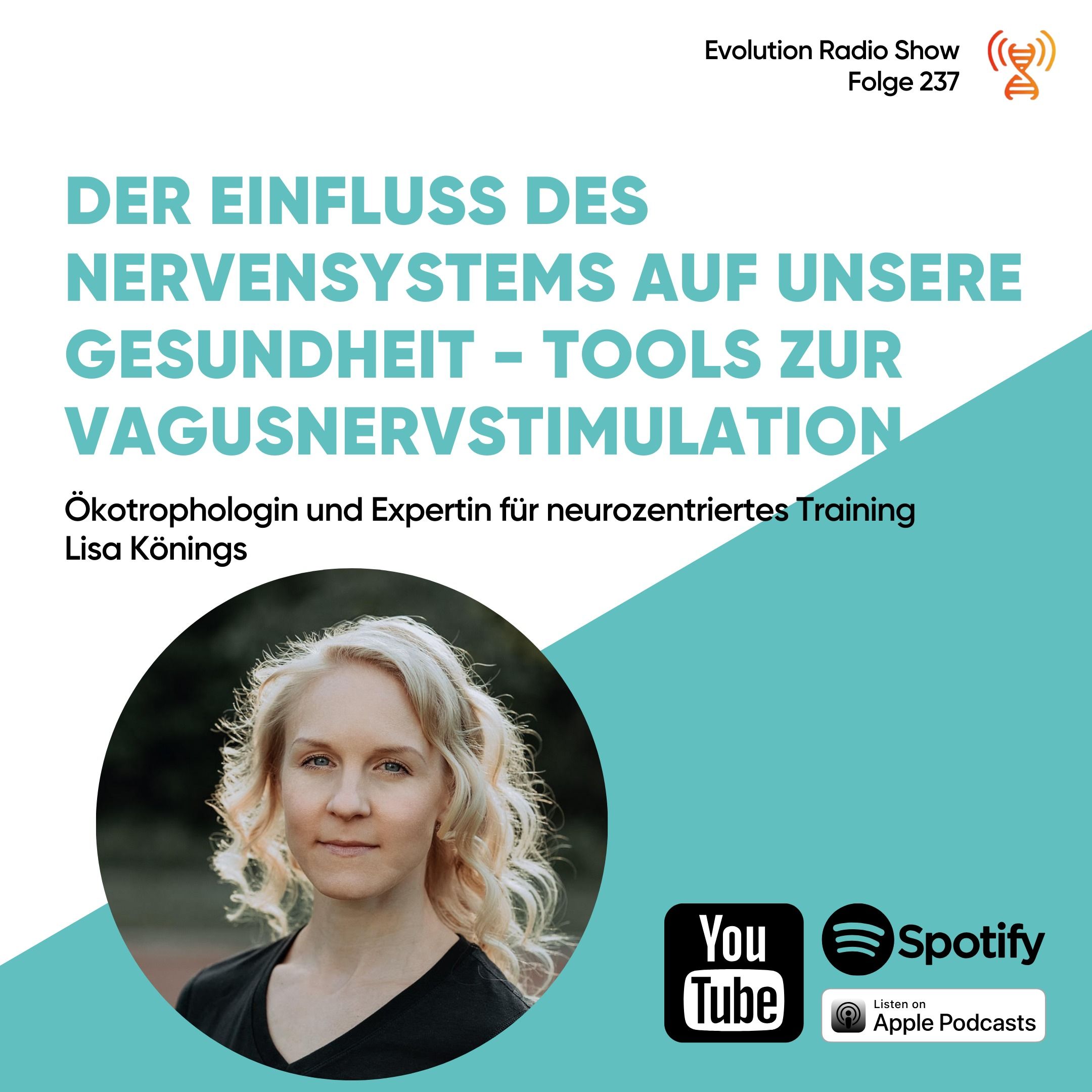 Der Einfluss des Nervensystems auf unsere Gesundheit - Tools zur Vagusnervstimulation mit Lisa Könings episode artwork