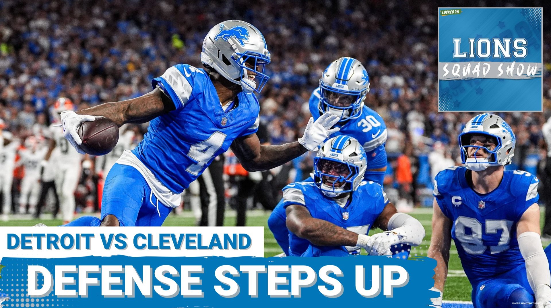 LIONS SQUAD SHOW: Defense BALLS OUT, Forces 3 Turnovers, Detroit Lions BEAT Cleveland Browns