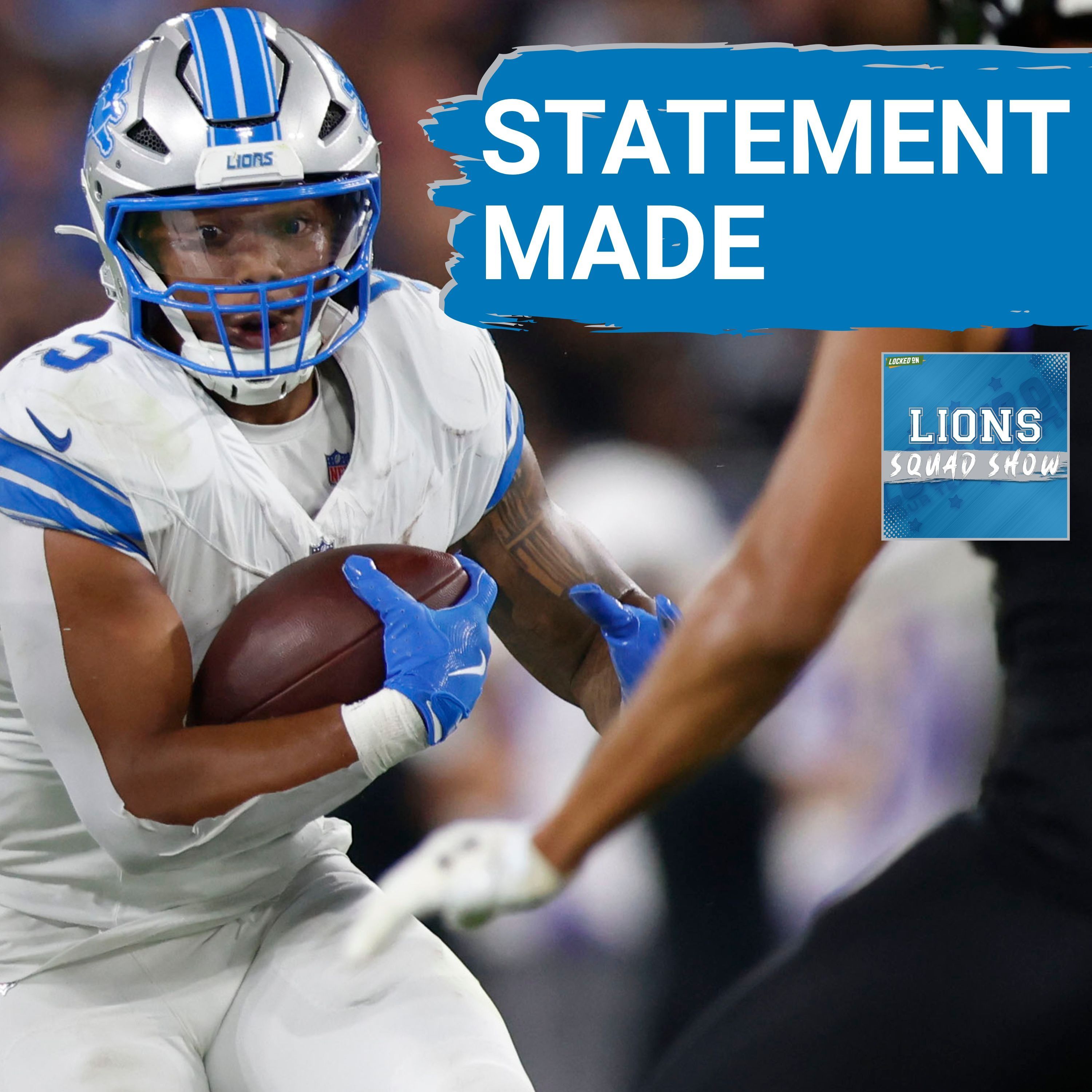 LIONS SQUAD SHOW: STATEMENT MADE! Detroit Lions BEAT Baltimore Ravens | 7 Sacks, 225 Rushing Yards