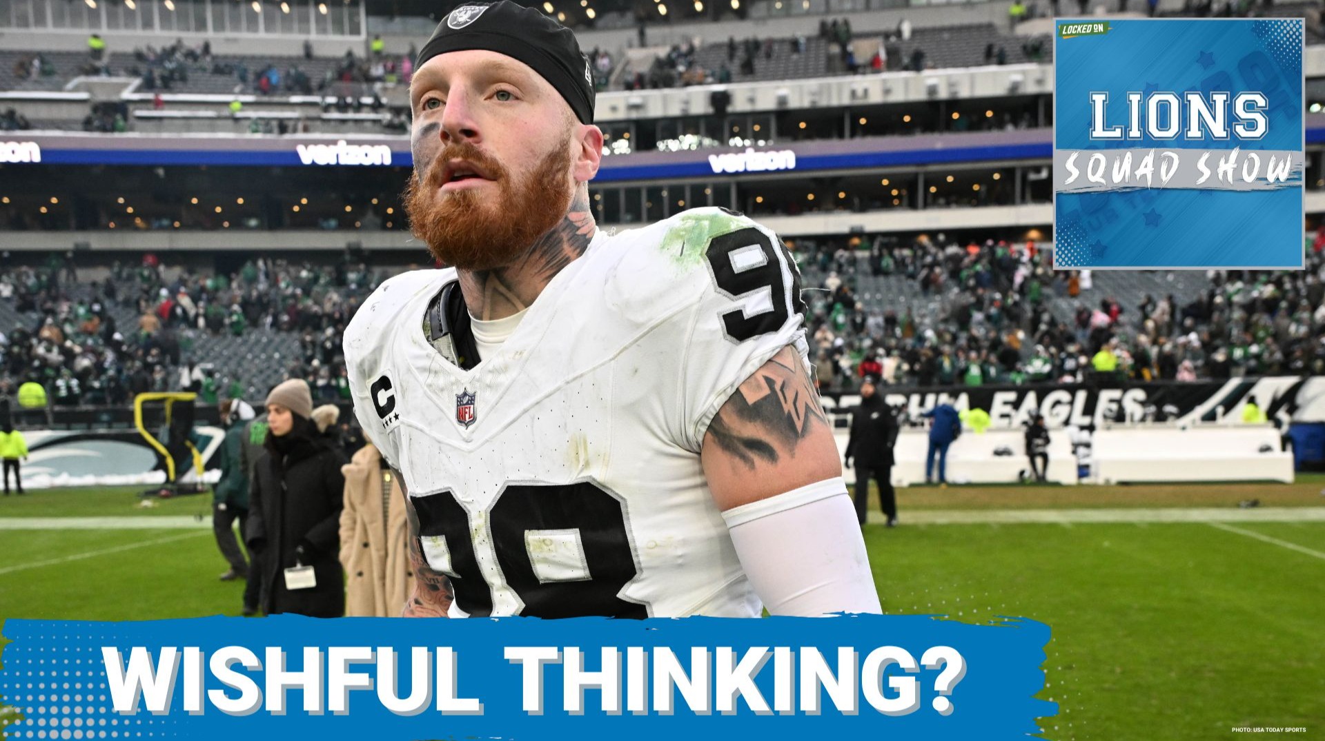 LIONS SQUAD SHOW: Detroit Lions Rumors on Maxx Crosby + Super Bowl Reaction