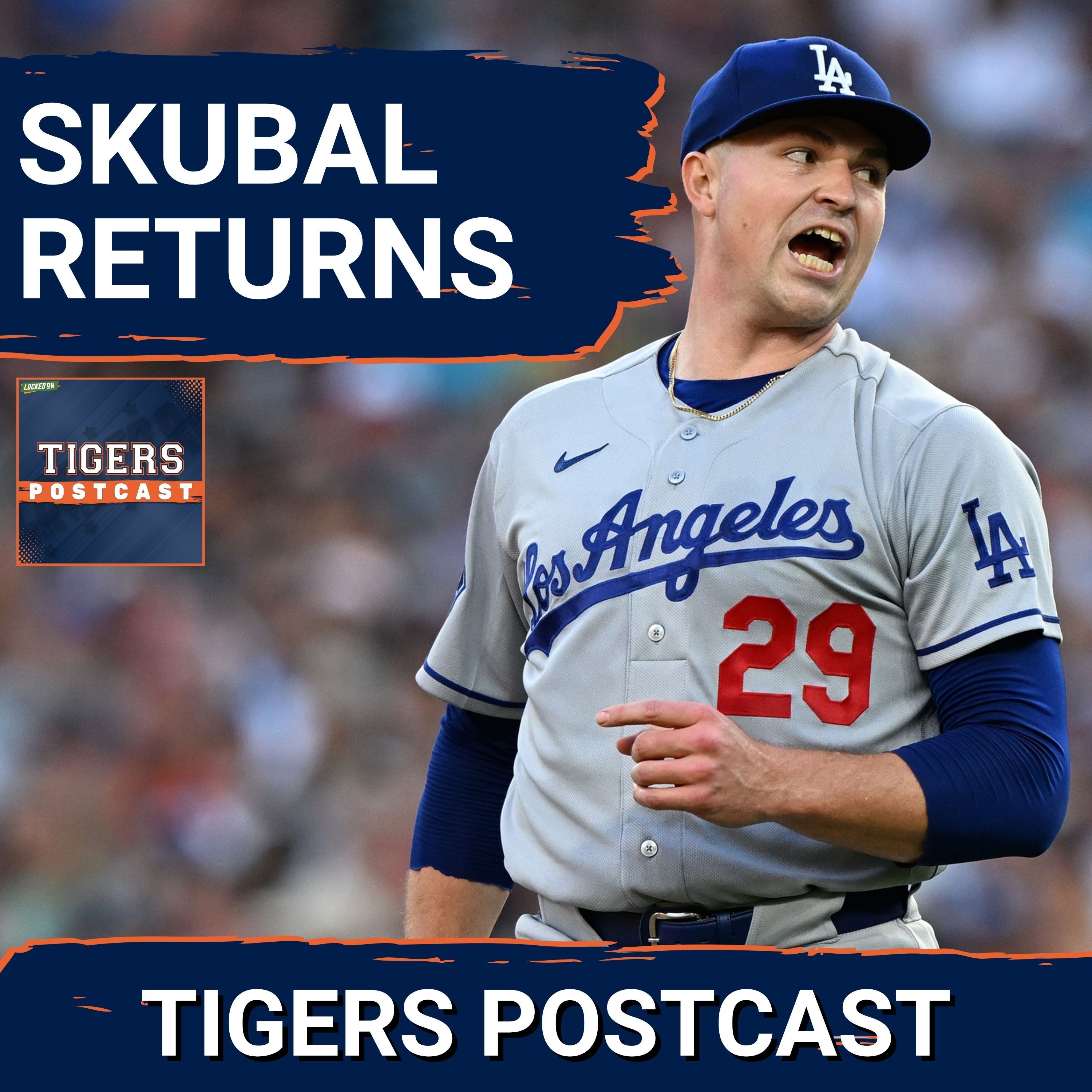TIGERS POSTCAST: SKUBAL RETURNS! Detroit Tigers LOSE To LA Dodgers In Tarik Skubal’s First Game Back episode artwork