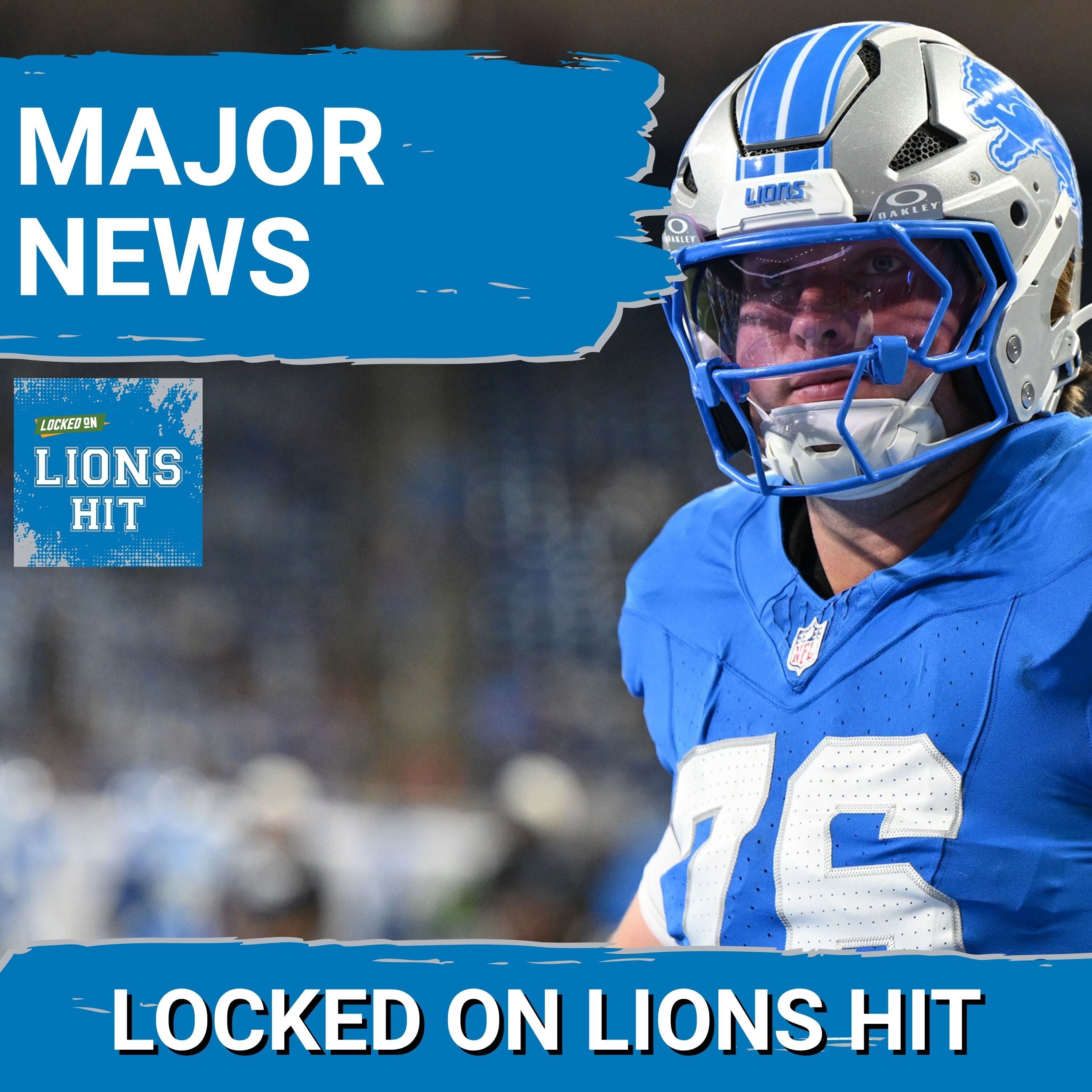 MAJOR INJURY NEWS: Detroit Lions Suffer MAJOR BLOW! Latest On Blake Miller & Christian Mahogany episode artwork
