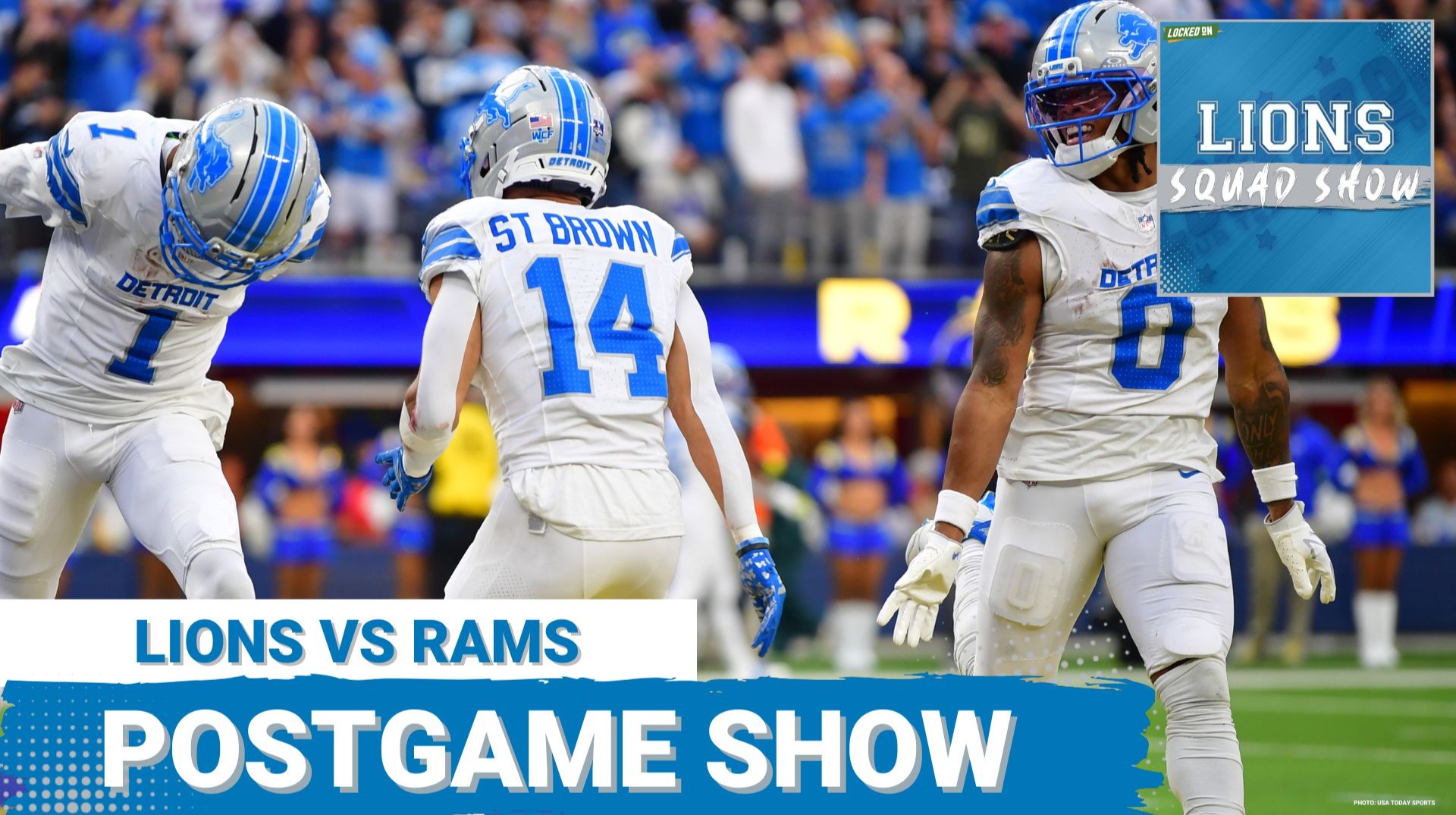 LIONS SQUAD SHOW: Detroit Lions vs LA Rams | Postgame Show