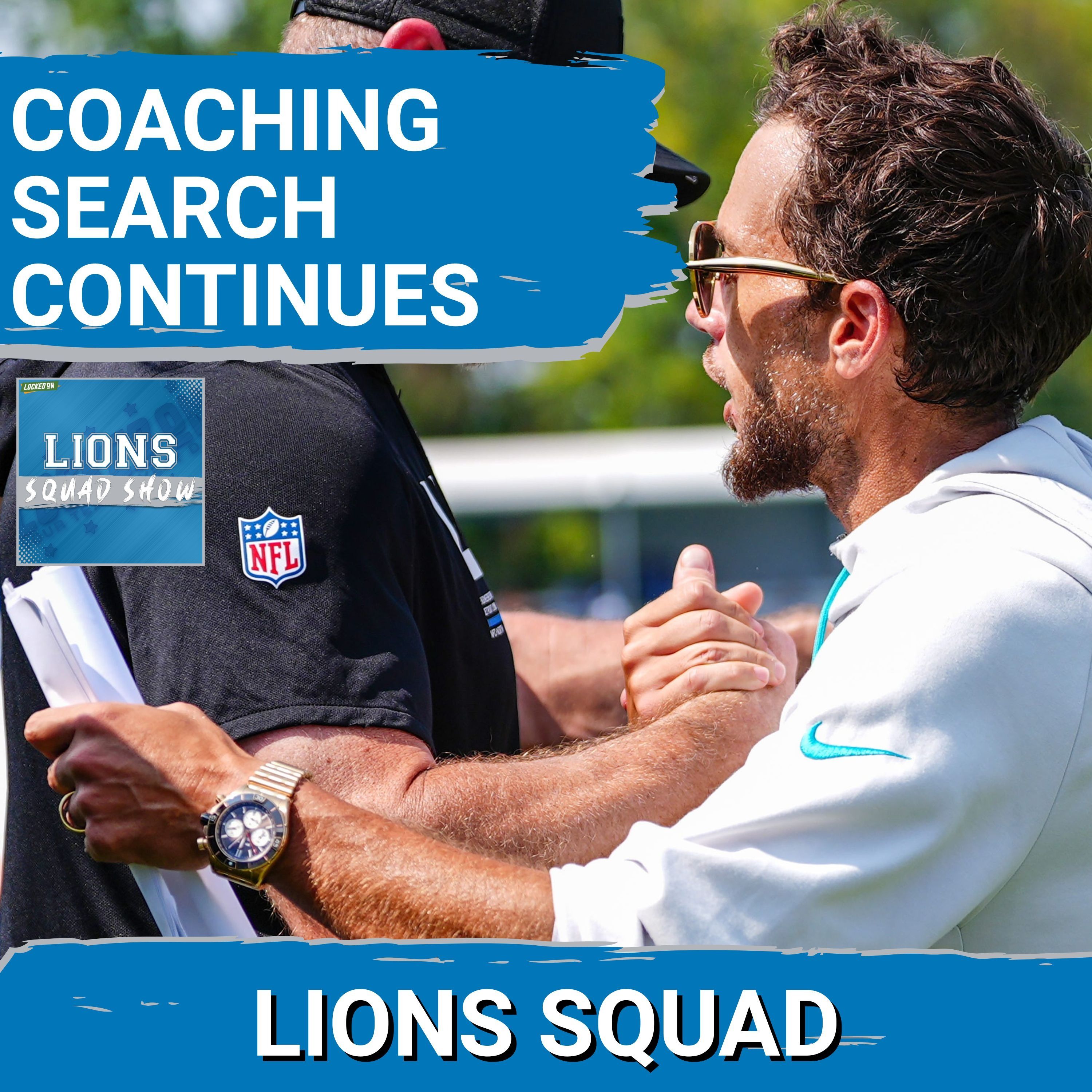 LIONS SQUAD SHOW: Kelvin Sheppard Interviews For Miami Dolphins Head Coach + Mike McDaniel Officially Interviews For OC
