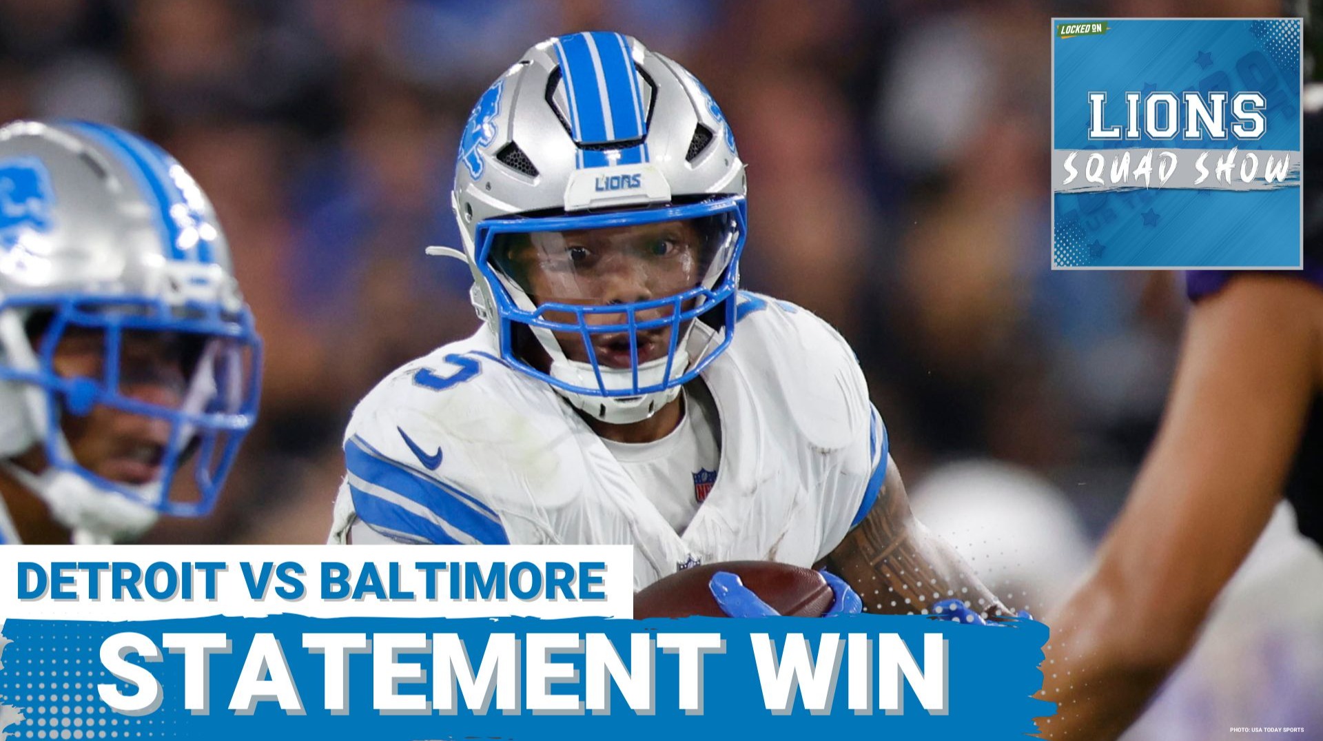 LIONS SQUAD SHOW: STATEMENT MADE! Detroit Lions BEAT Baltimore Ravens | 7 Sacks, 225 Rushing Yards