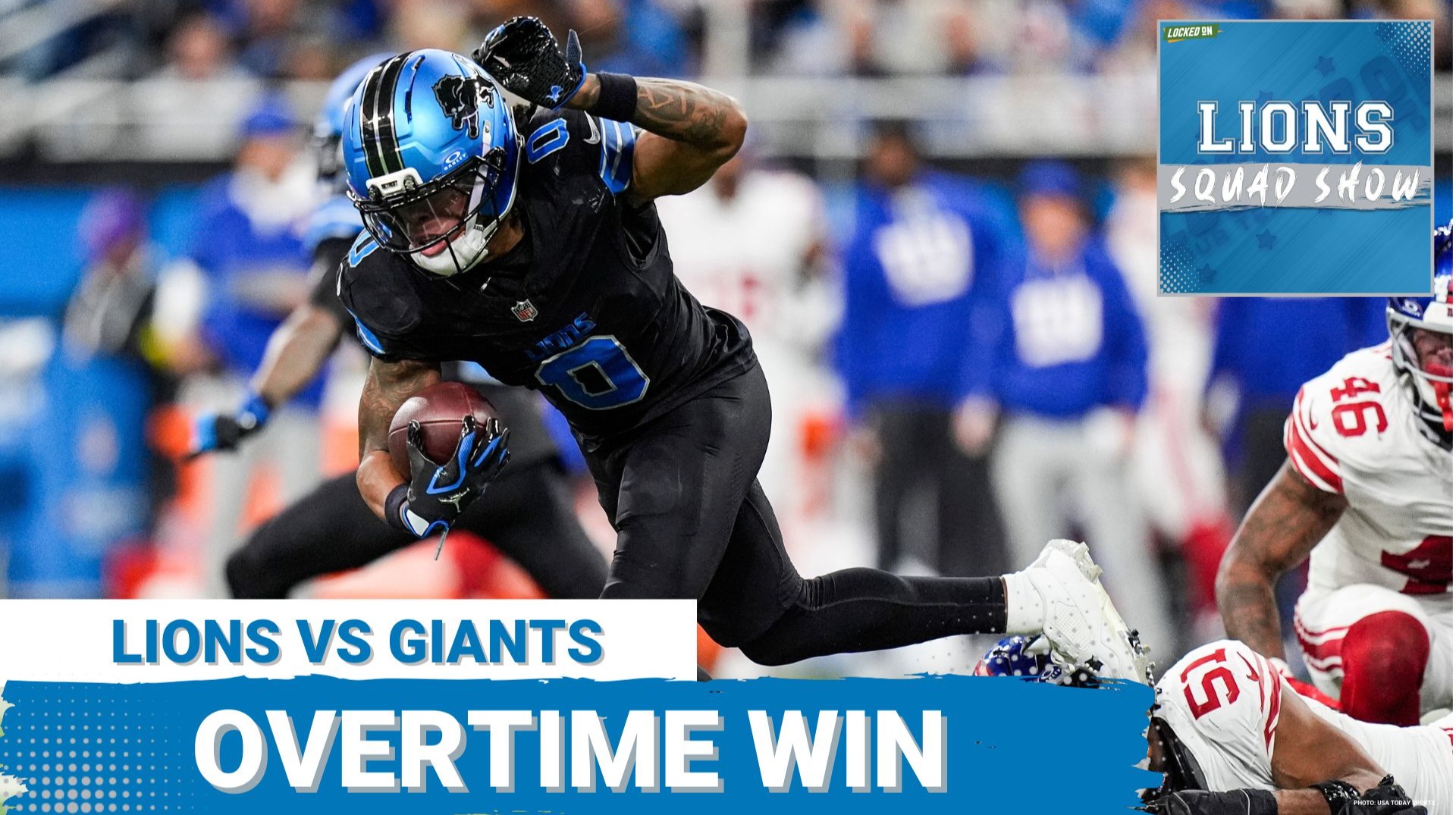 LIONS SQUAD SHOW: Detroit Lions SURVIVE vs New York Giants, Jahmyr Gibbs Goes Off