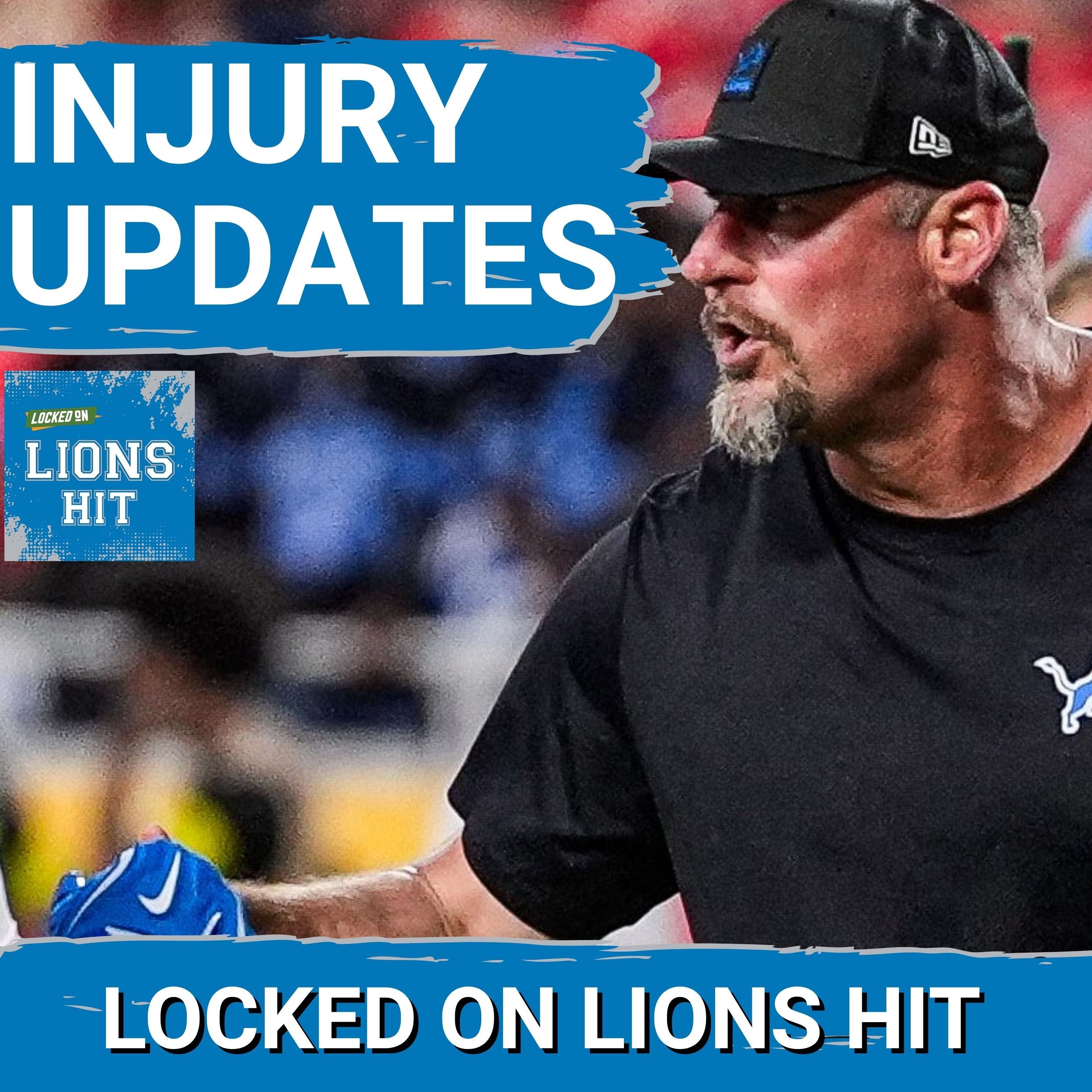 INJURY UPDATES: Dan Campbell PROVIDES LATEST On Blake Miller, Christian Mahogany & Ben Bartch episode artwork