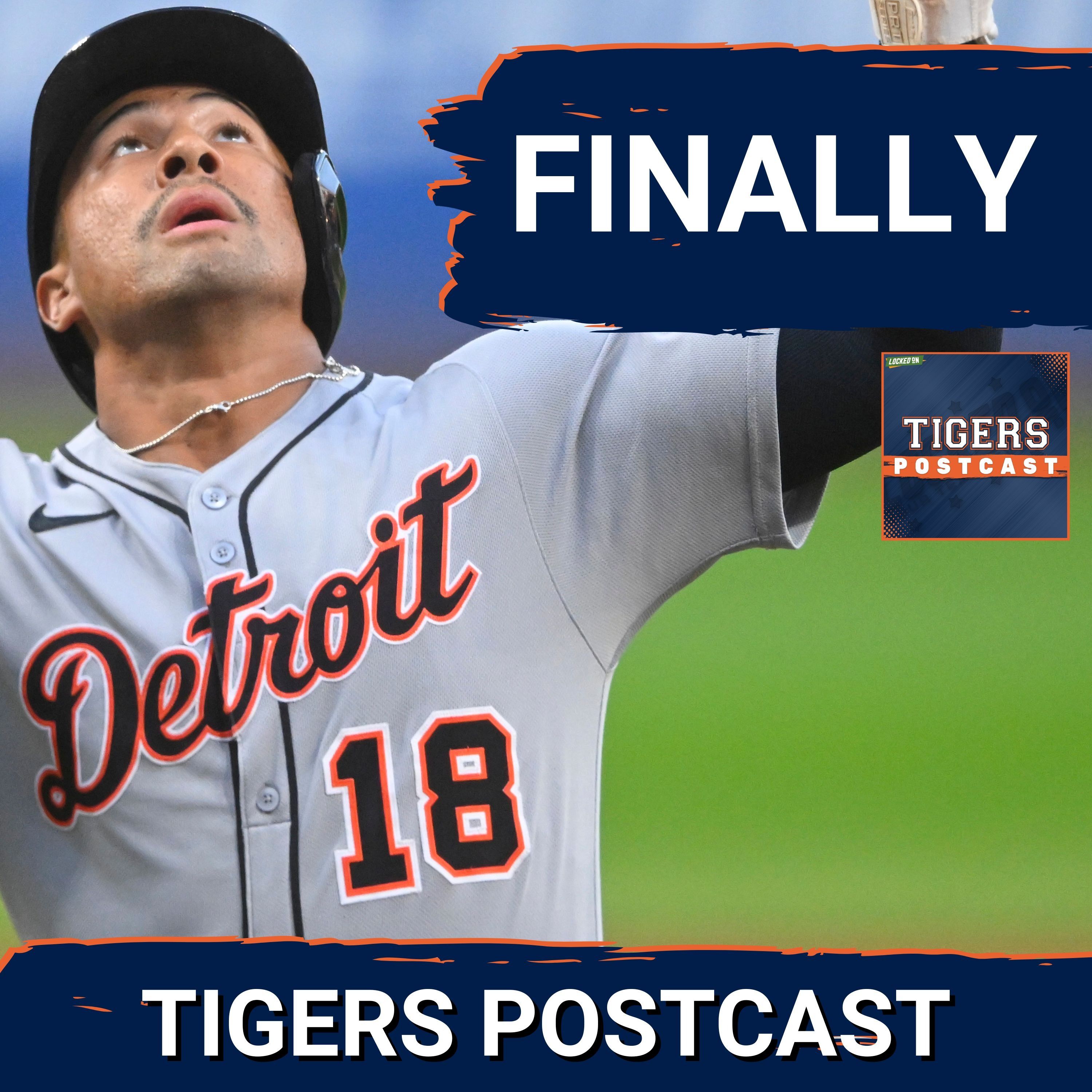 TIGERS POSTCAST: FINALLY! Detroit Tigers FINALLY WIN; TOP Cleveland Guardians, Central Up For Grabs