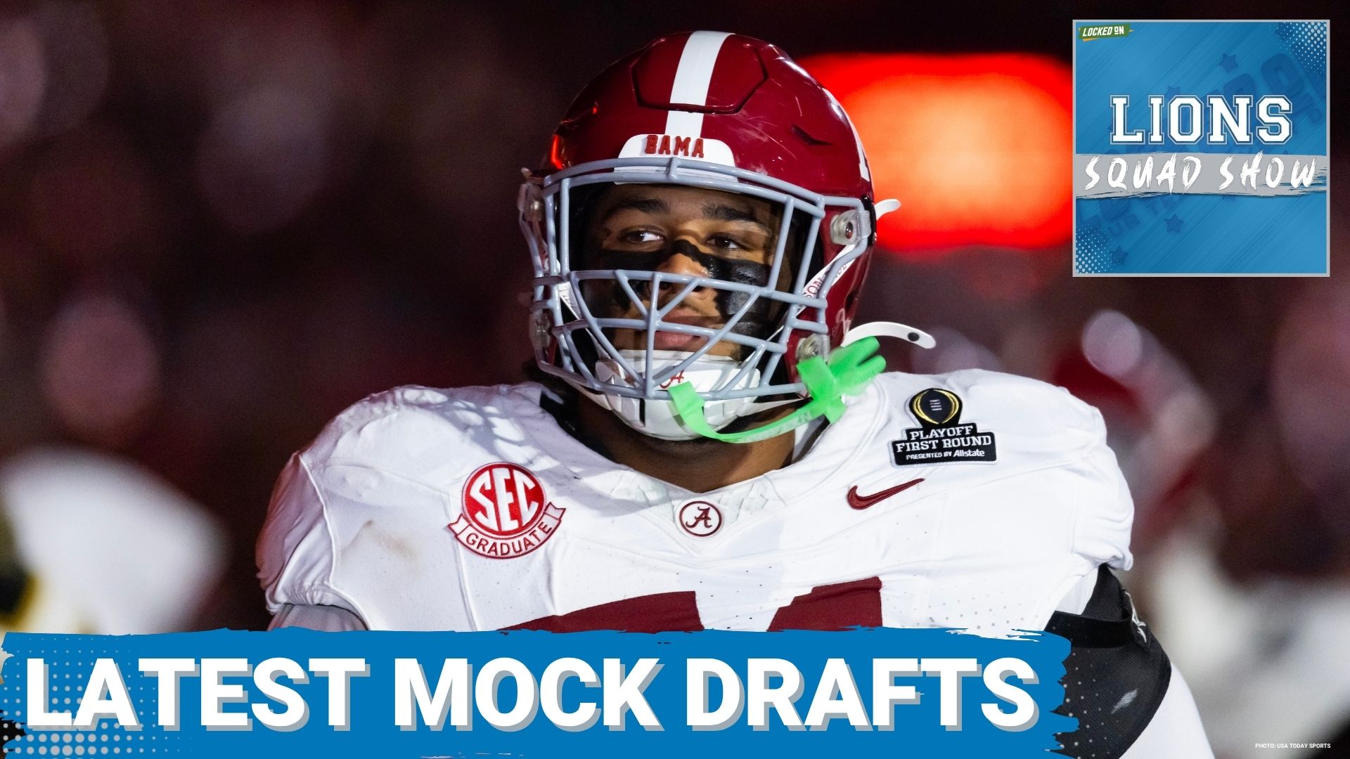 LIONS SQUAD SHOW: Detroit Lions Latest Mock Draft + What Free Agents Still Make Sense For Detroit