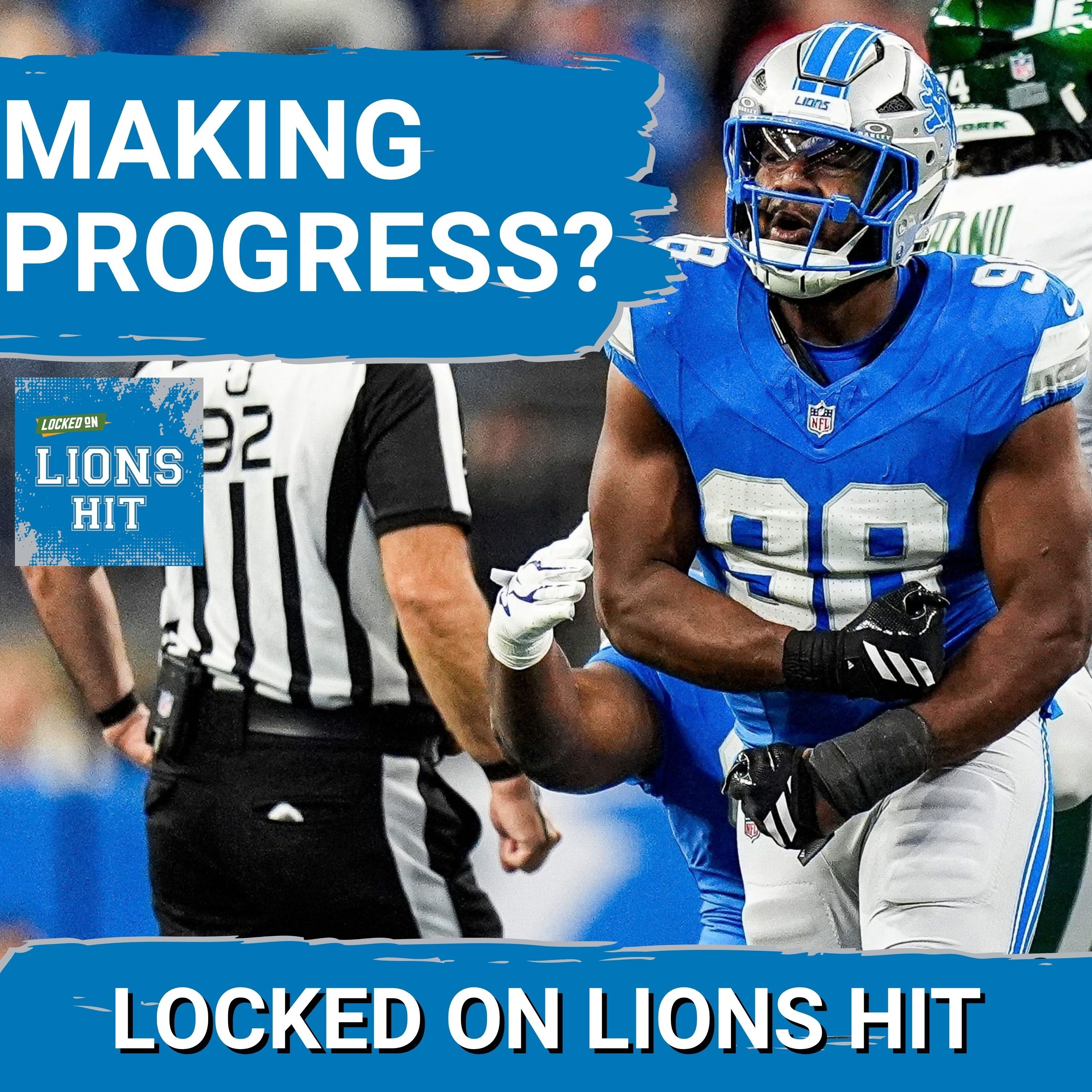 PROGRESS?! Lions Defense Shows Some Improvement In Win Over Jets, But Are They Still A Liability? episode artwork