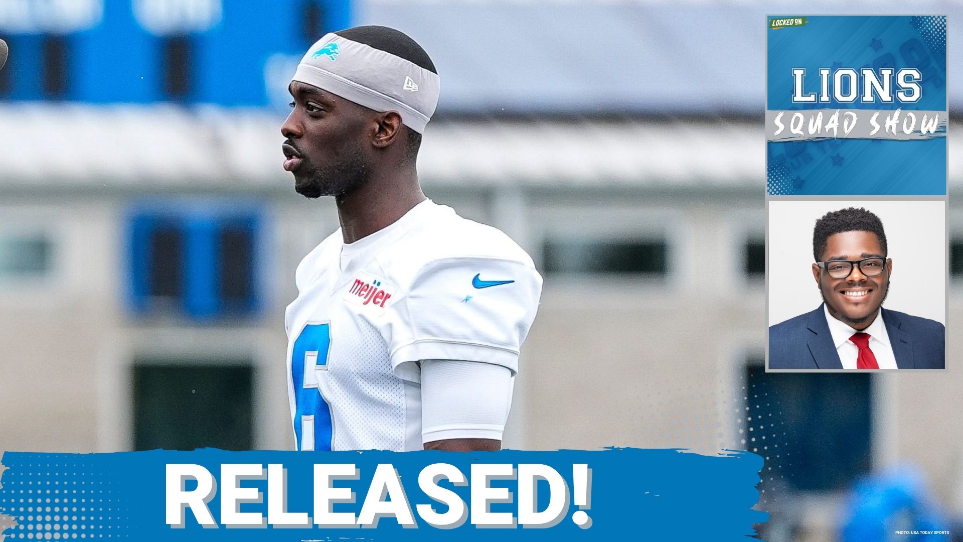 LIONS SQUAD SHOW: RELEASED! Detroit Lions CUT Terrion Arnold + Special Guest Kory Woods of MLive