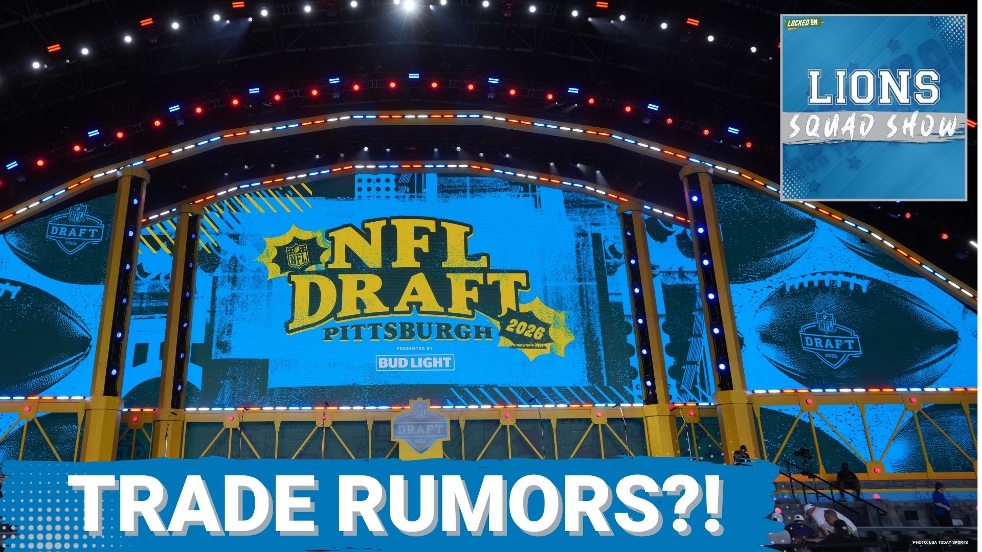 LIONS SQUAD SHOW: DRAFT DAY IS HERE! Detroit Lions Emerging As A Trade-Up Candidate?! RUMOR SZN!