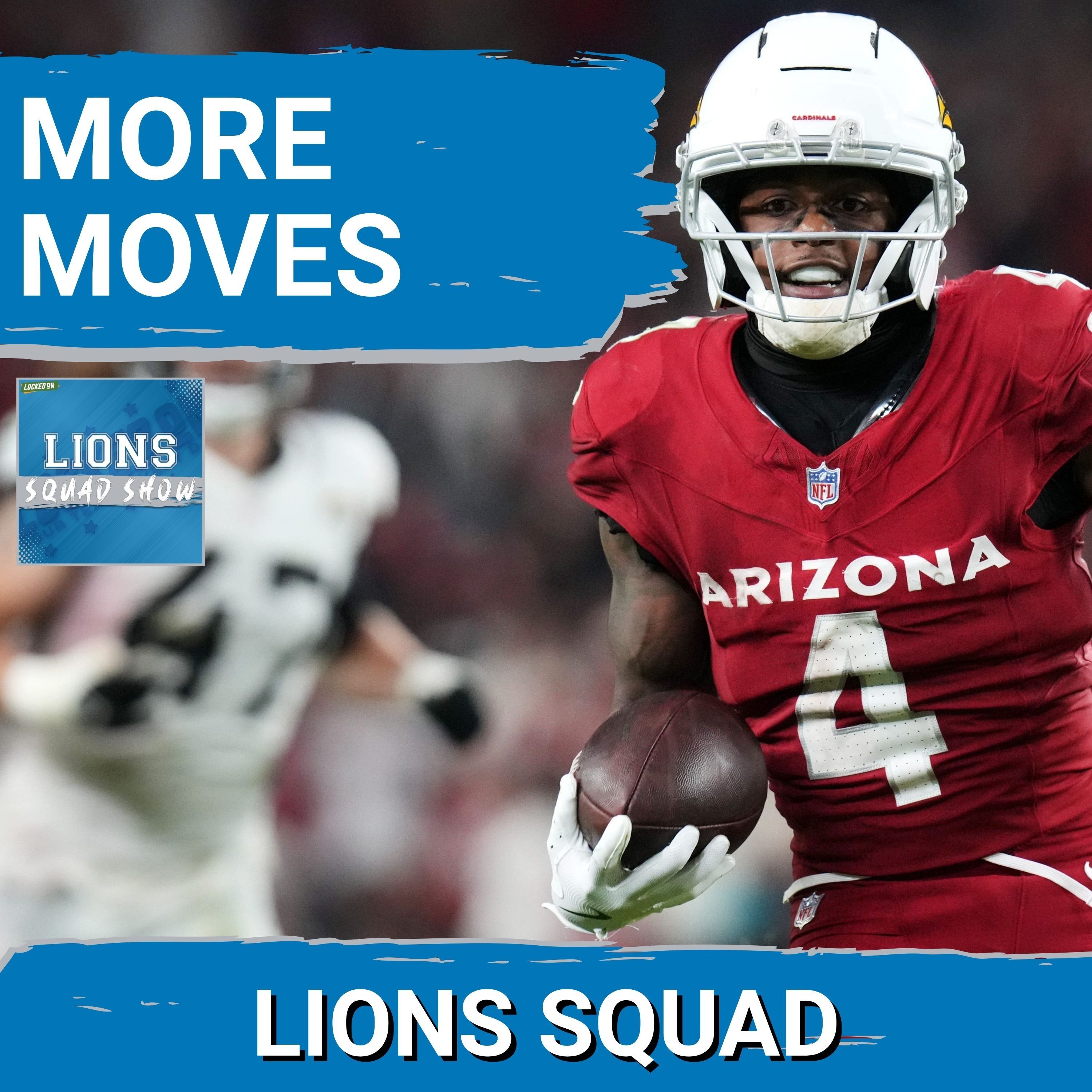 LIONS SQUAD SHOW: Detroit Lions Remain ACTIVE In NFL Free Agency Signing Greg Dortch & Damone Clark