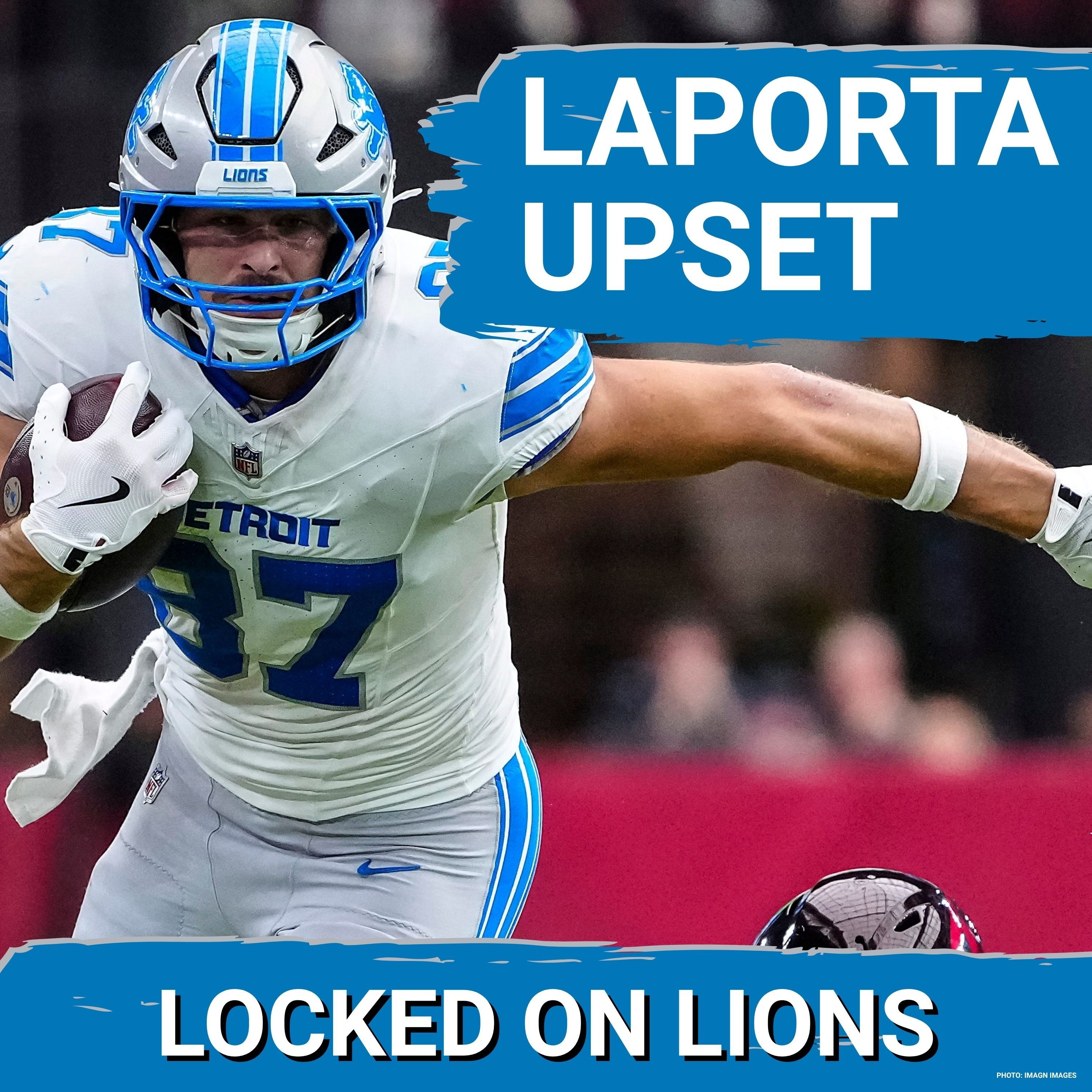 UPSET! Sam LaPorta SOUNDS OFF On Detroit Lions About Contract Discussions + Cade Mays Starting vs GB episode artwork